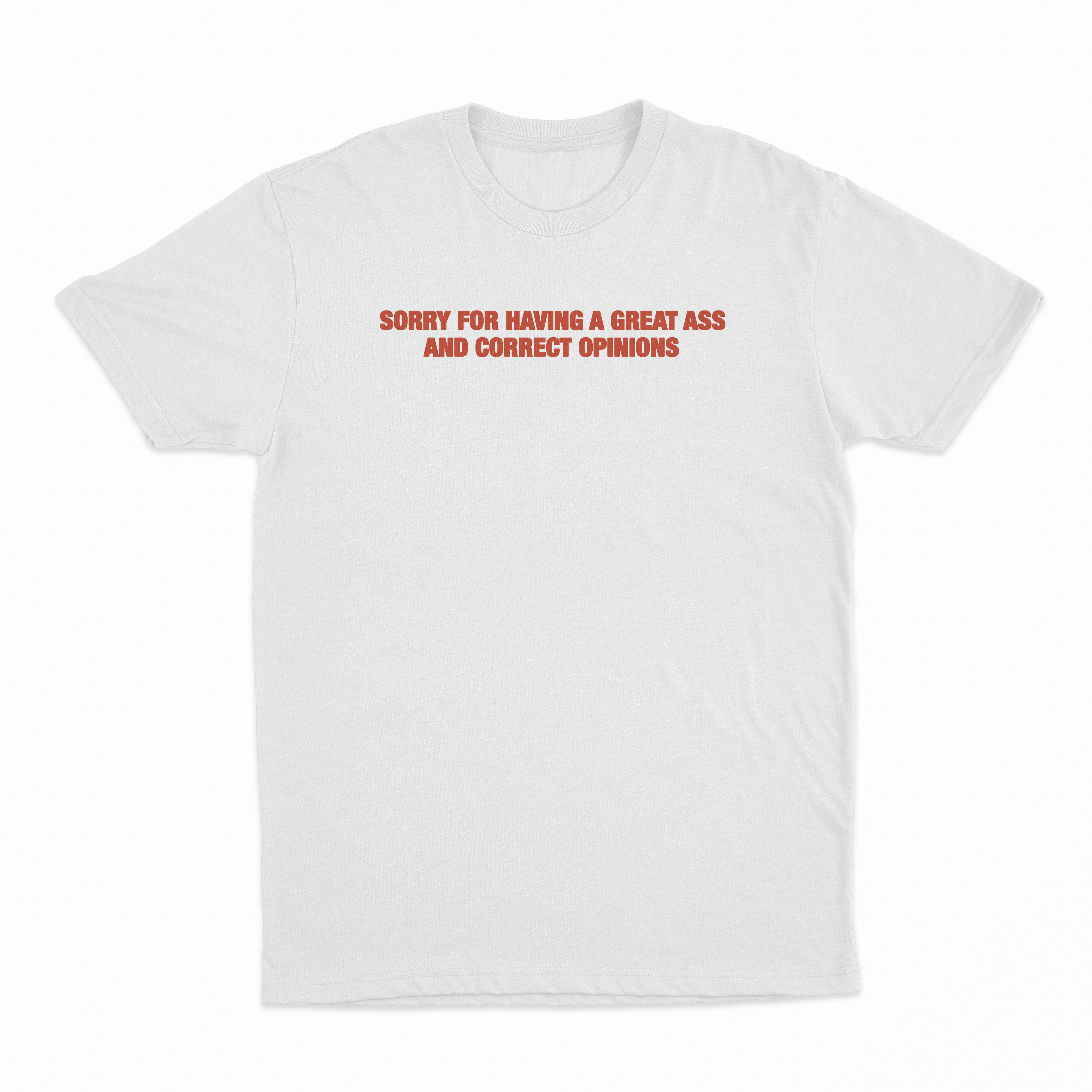 Sorry For Having A Great Ass And Correct Opinions T-Shirt