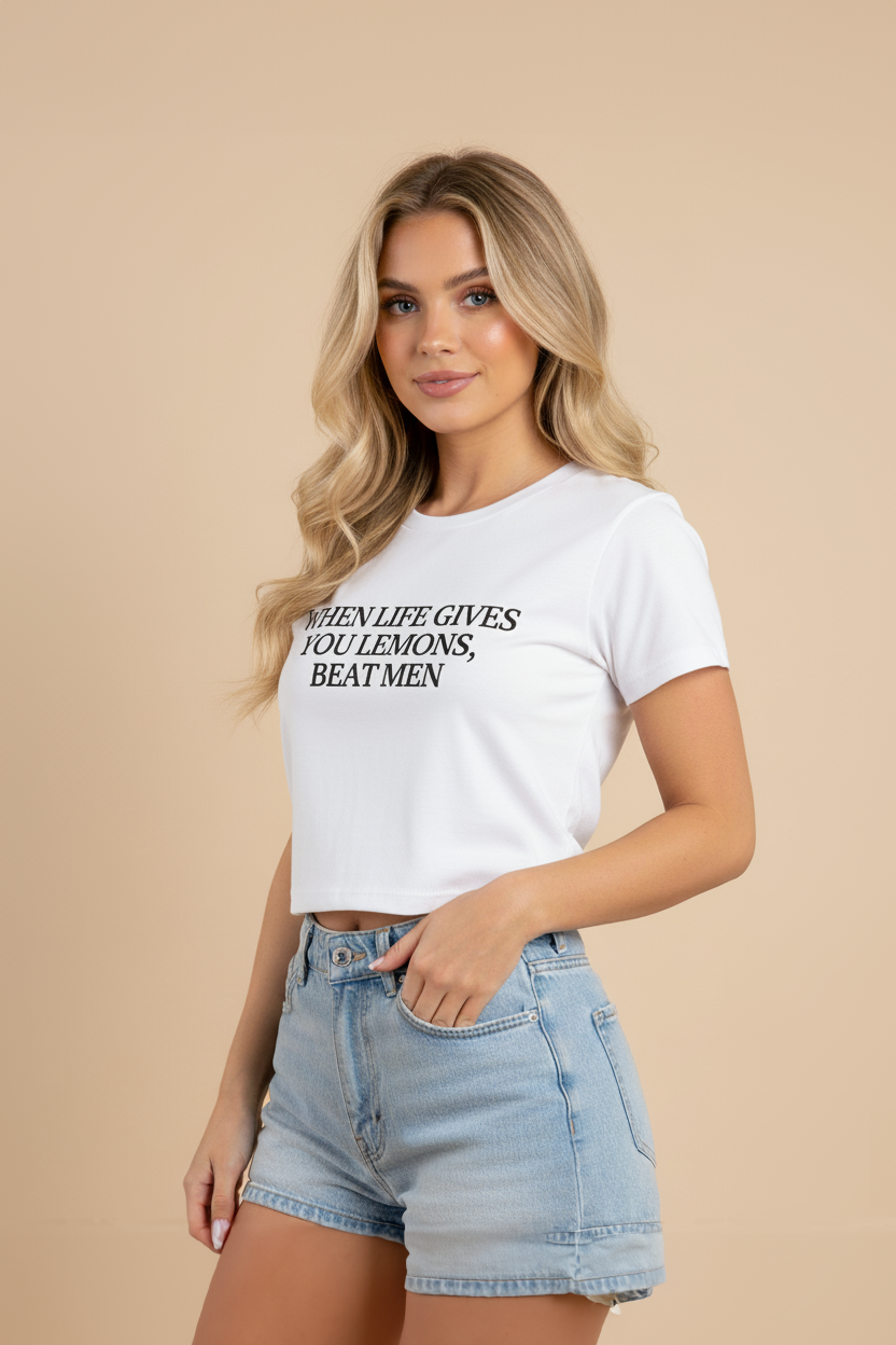 When Life Gives You Lemons Beat Men T-Shirt