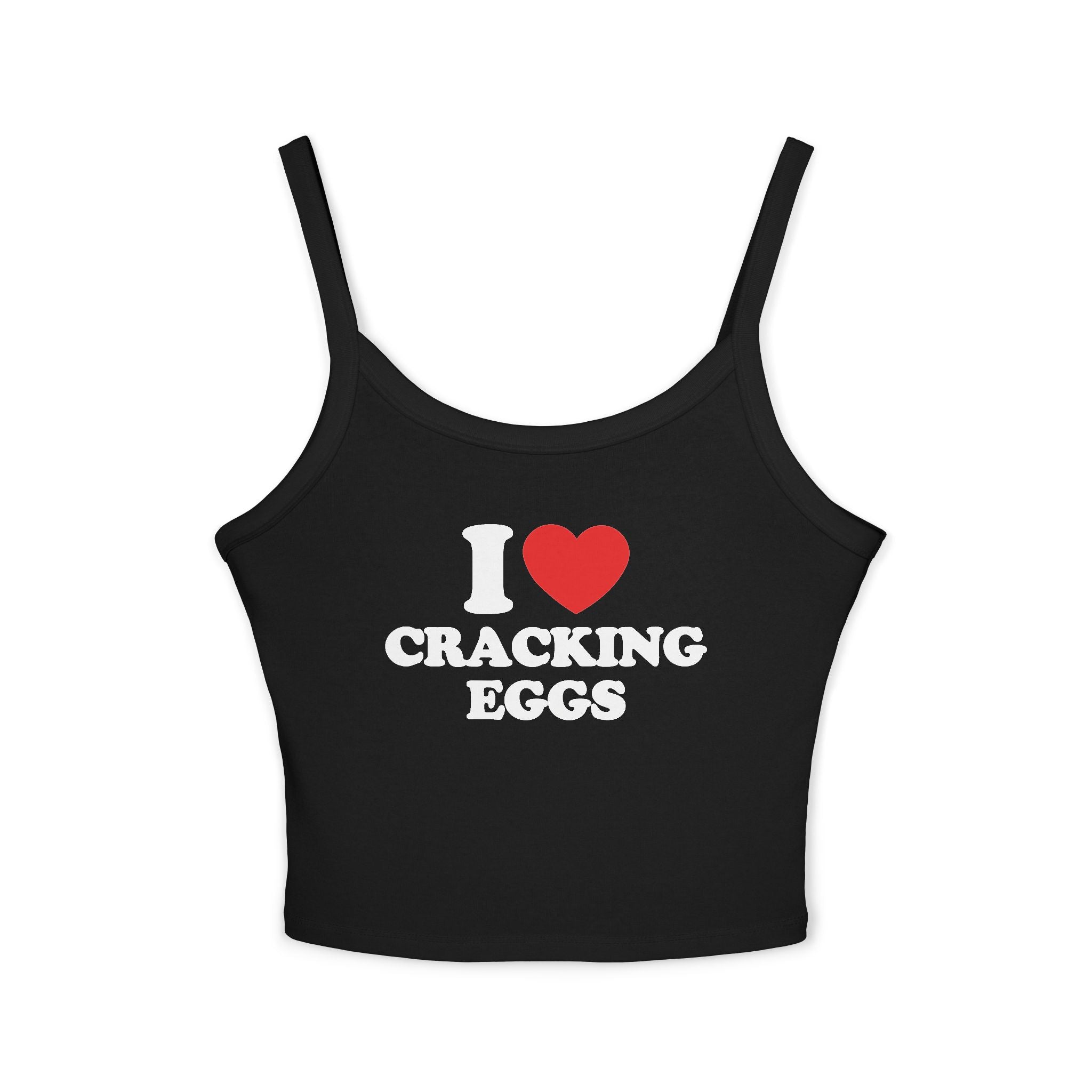 I Heart Cracking Eggs Spaghetti Strap Cami