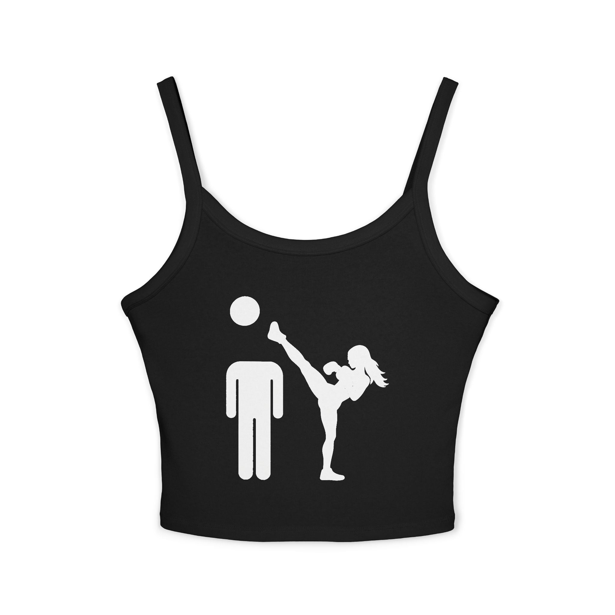 Girl Kickboxer Spaghetti Strap Cami