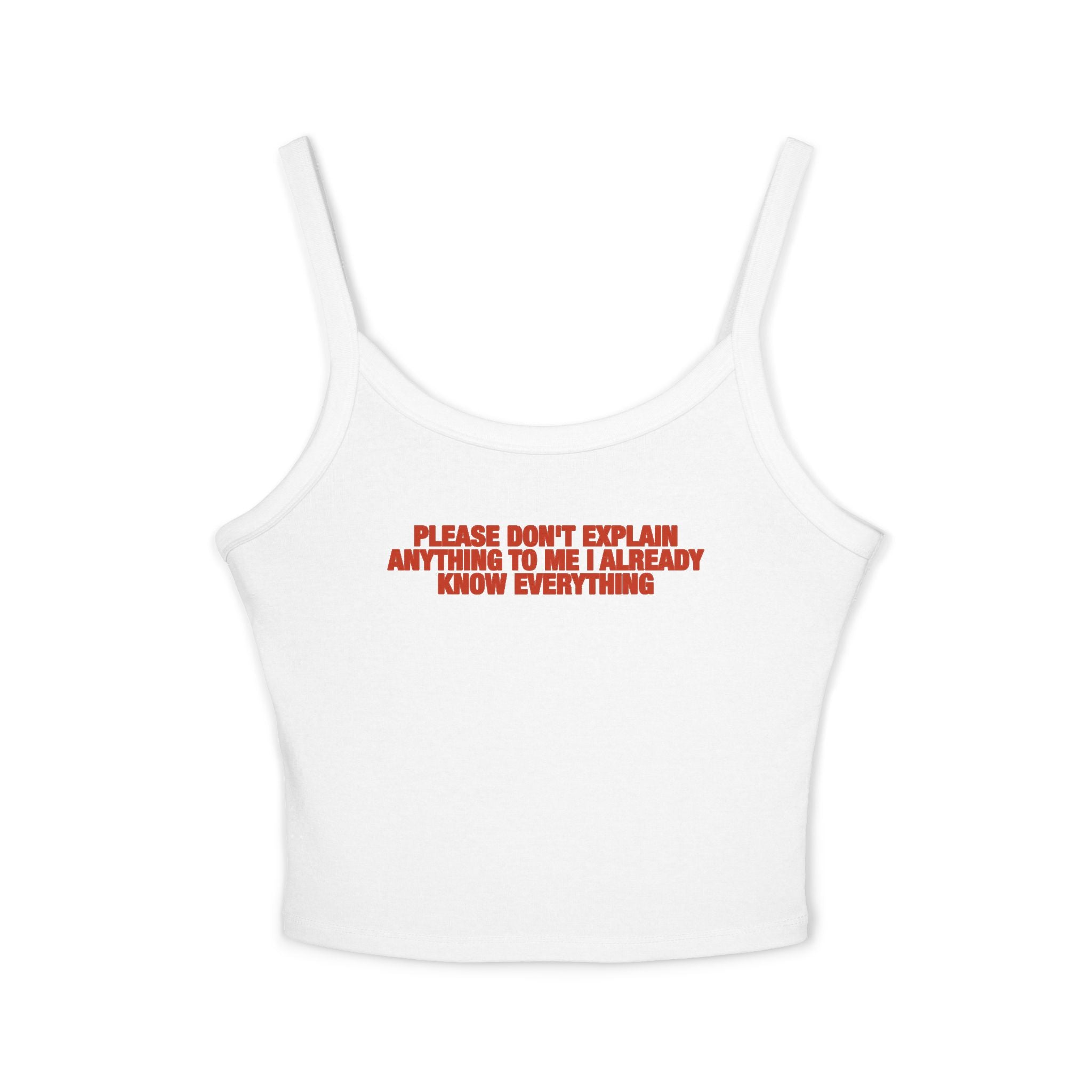 The Most Important Part Of College Is Wearing Cute Outfits Spaghetti Strap Cami