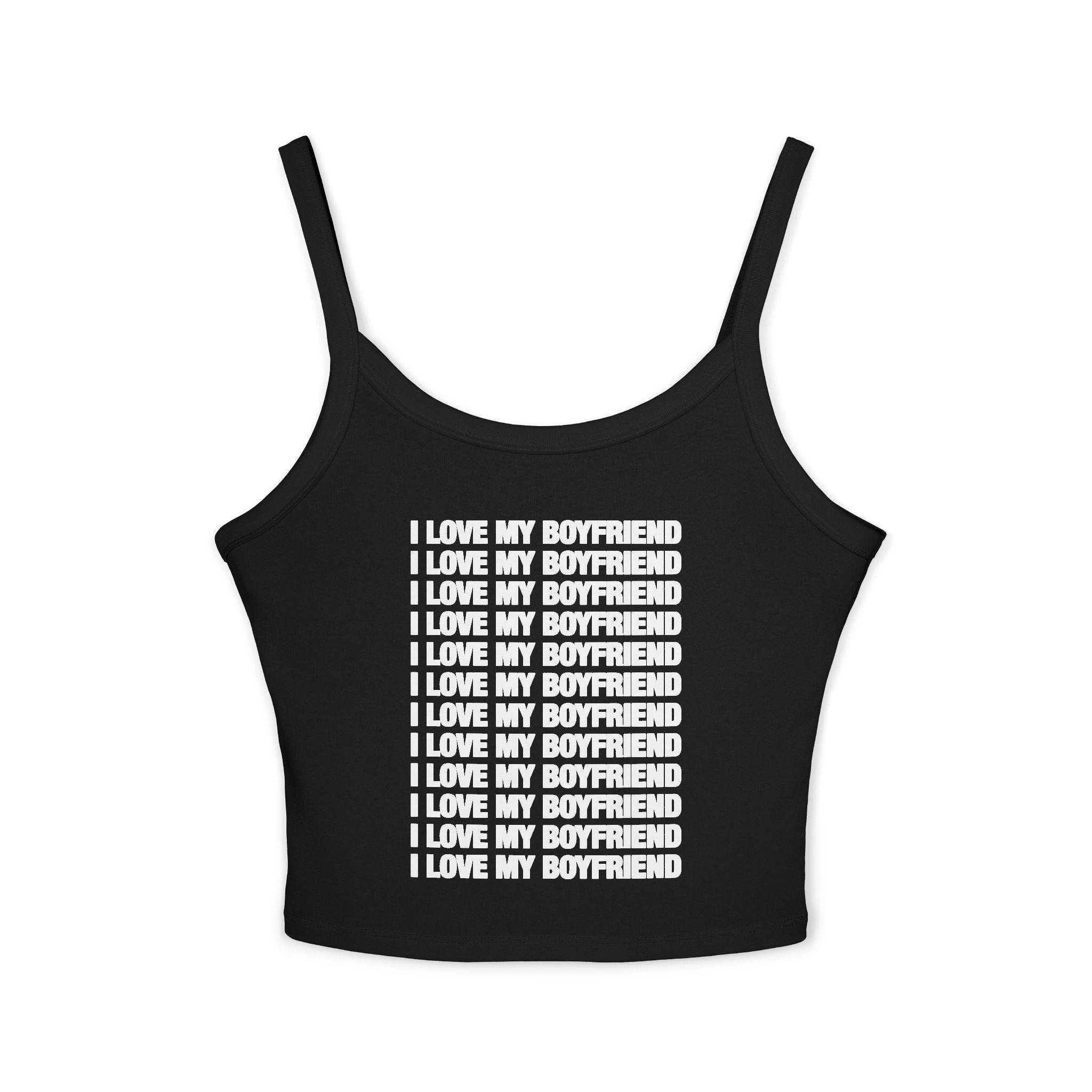I Love My Boyfriend Spaghetti Strap Cami