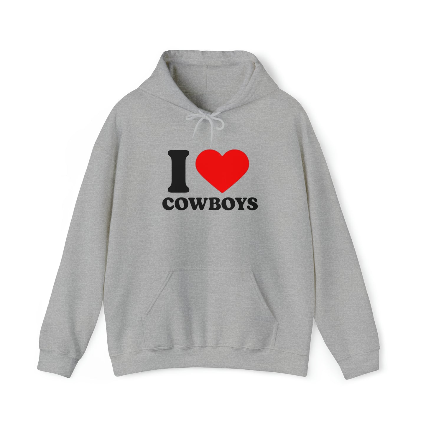 I Heart Cowboys Hoodie