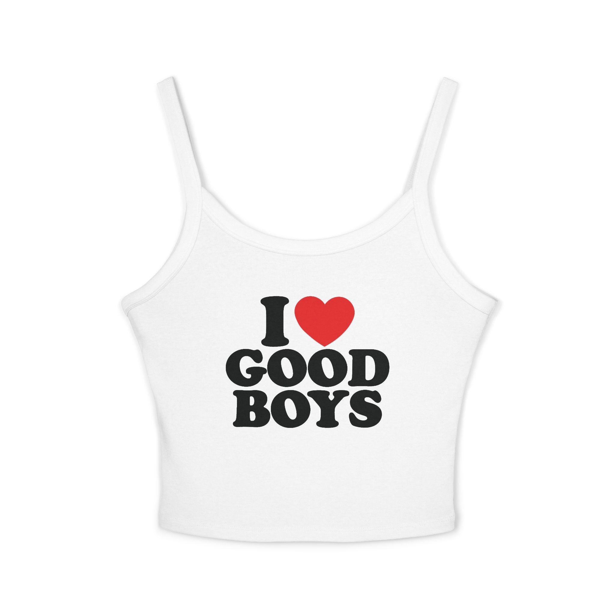 I Heart Good Boys Spaghetti Strap Cami