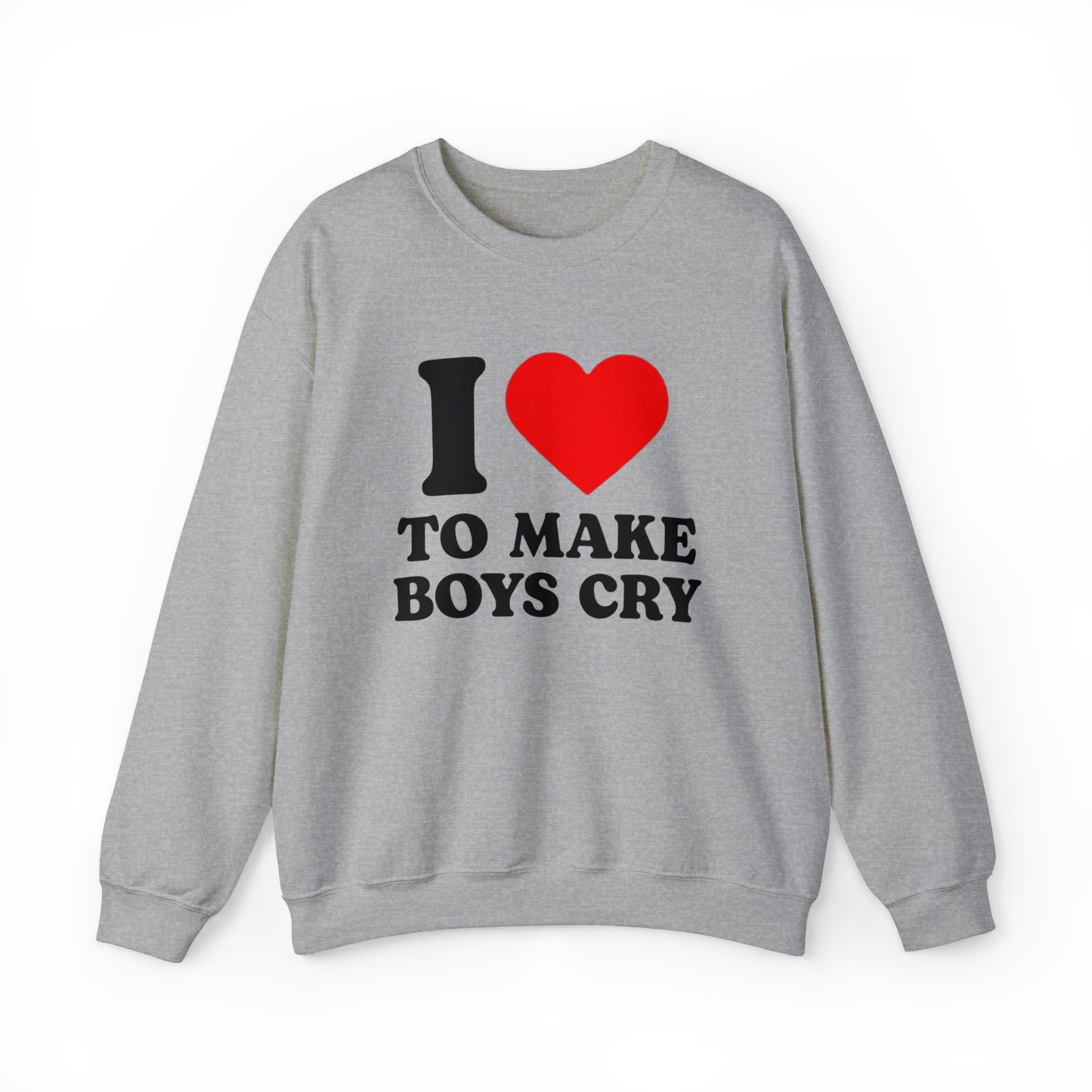 I Heart To Make Boys Cry Crewneck