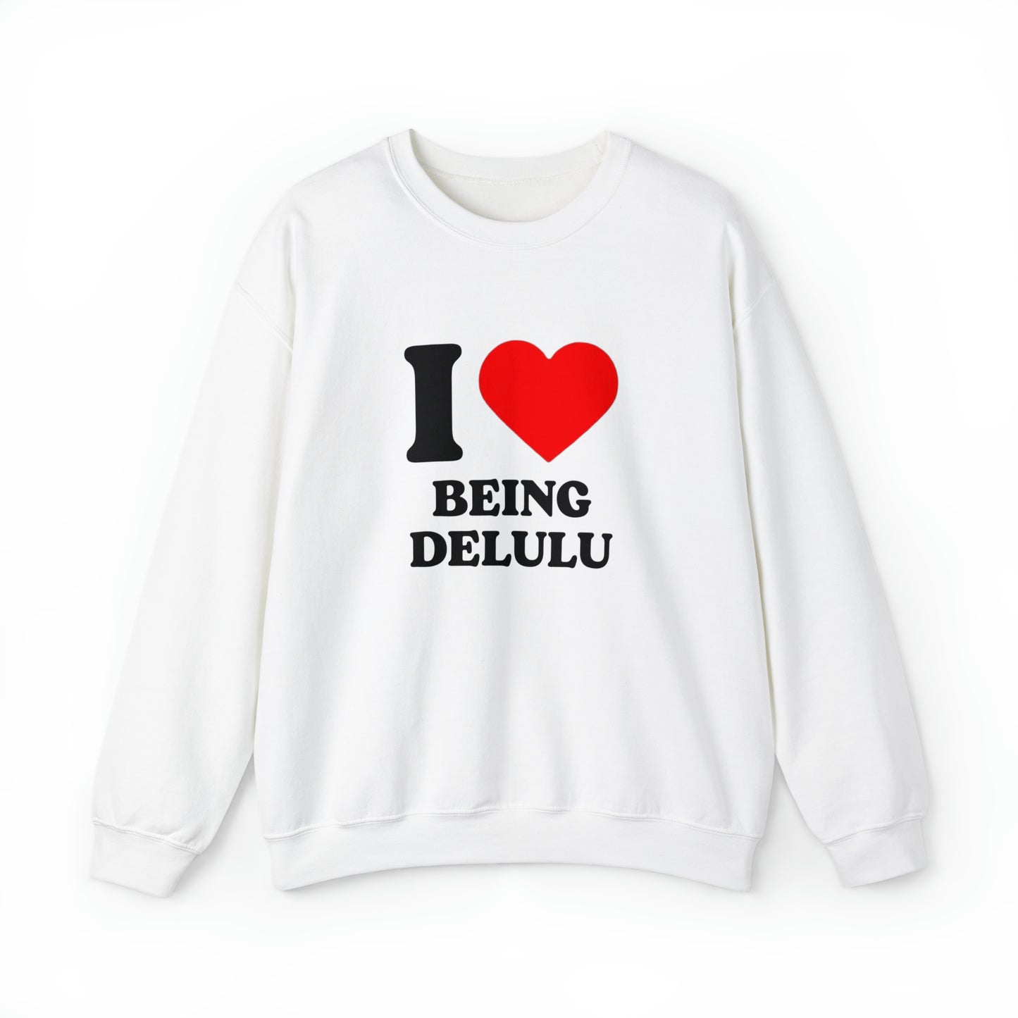 I Heart Being Delulu Crewneck