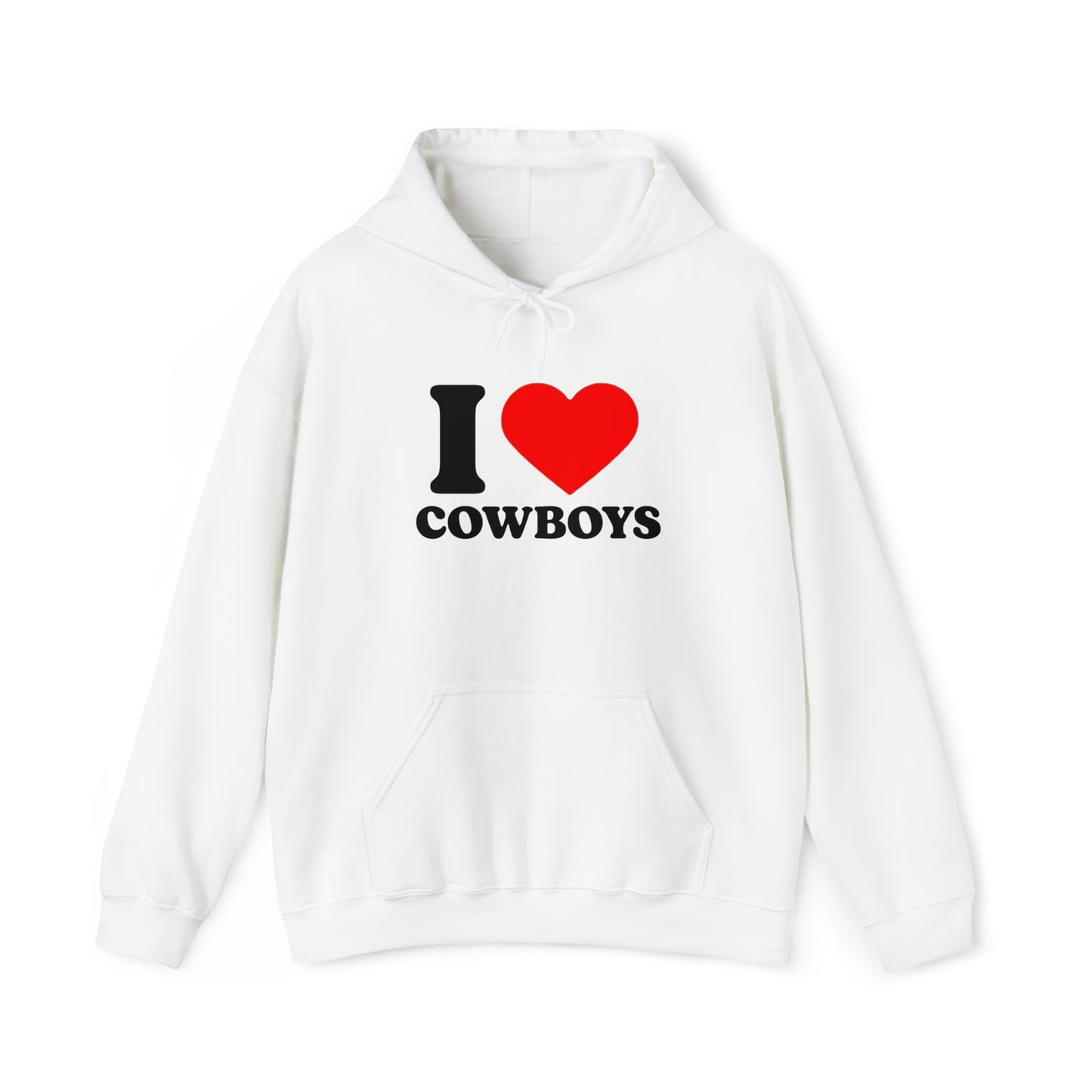 I Heart Cowboys Hoodie