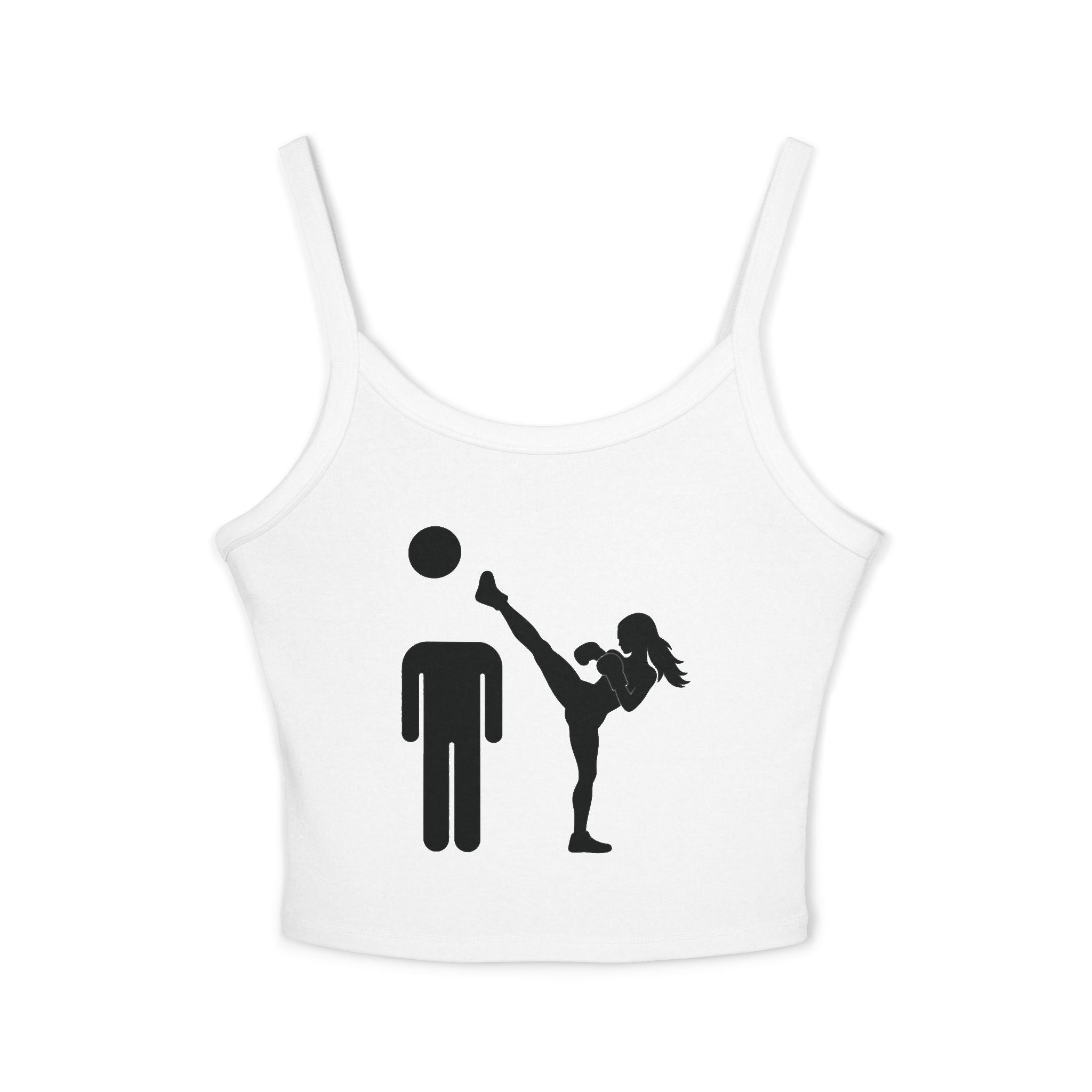 Girl Kickboxer Spaghetti Strap Cami