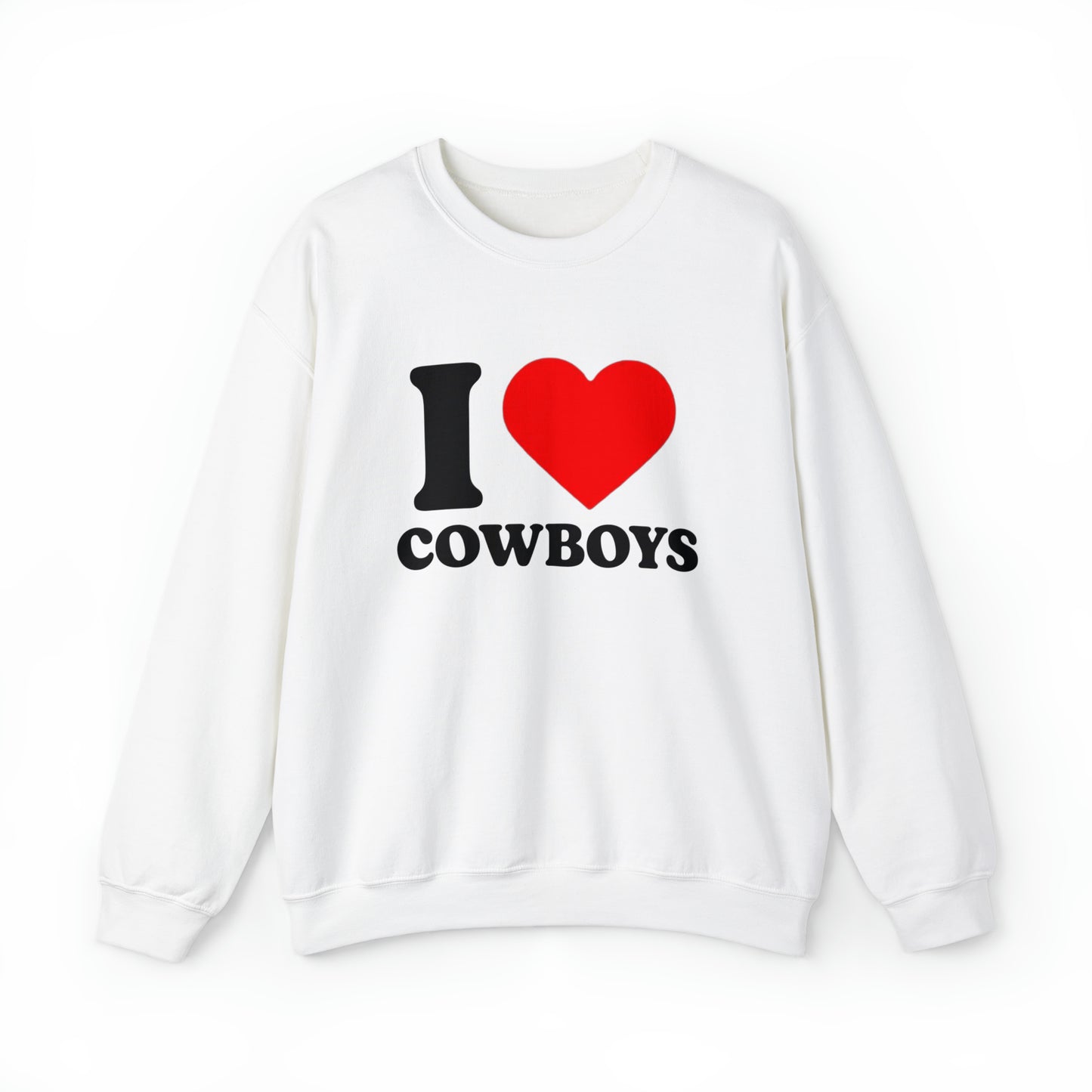 I Heart Cowboys Crewneck