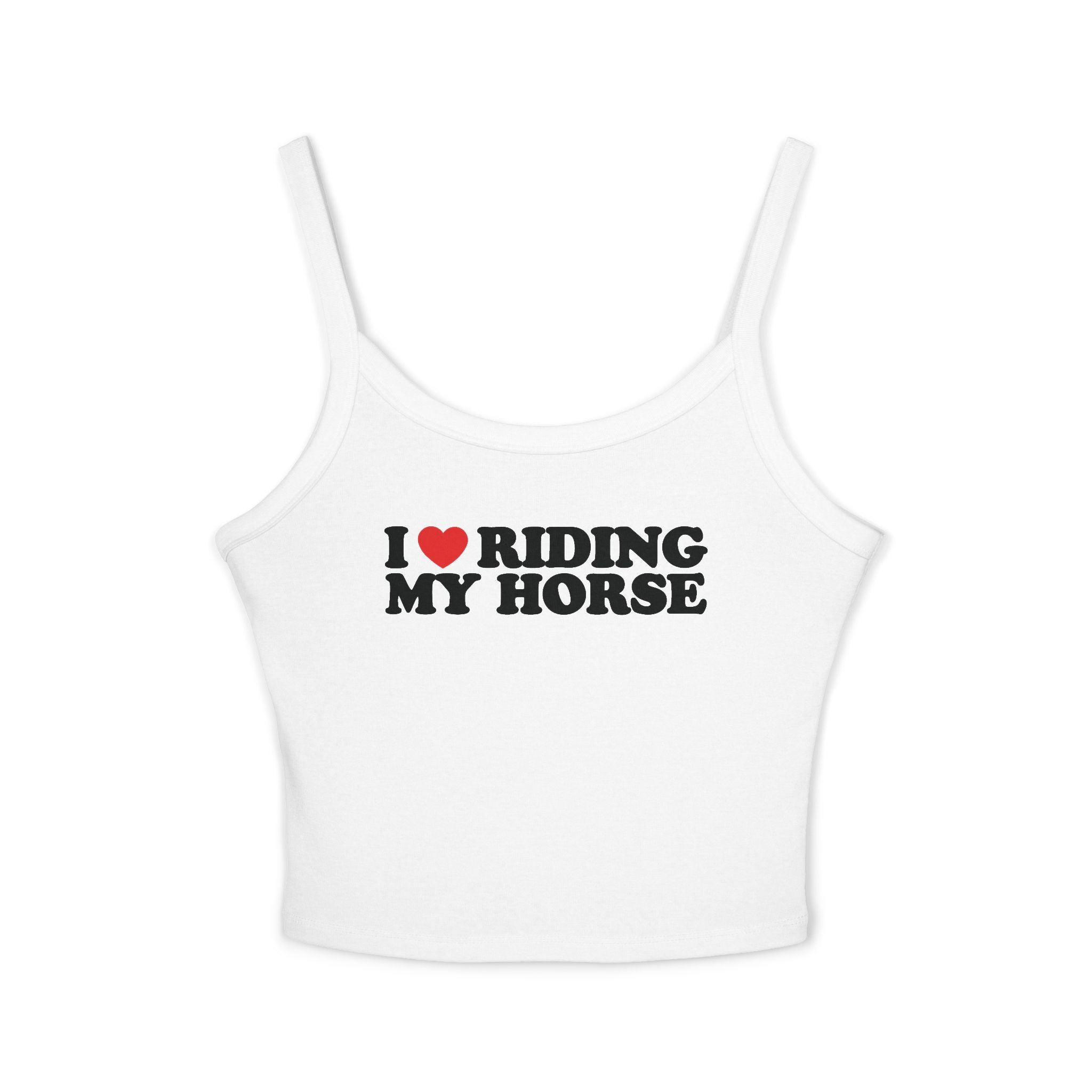 I Heart Riding My Horse Spaghetti Strap Cami
