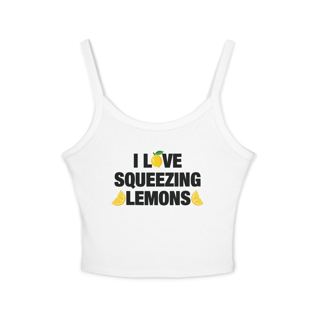 I Love Squeezing Lemons Spaghetti Strap Cami