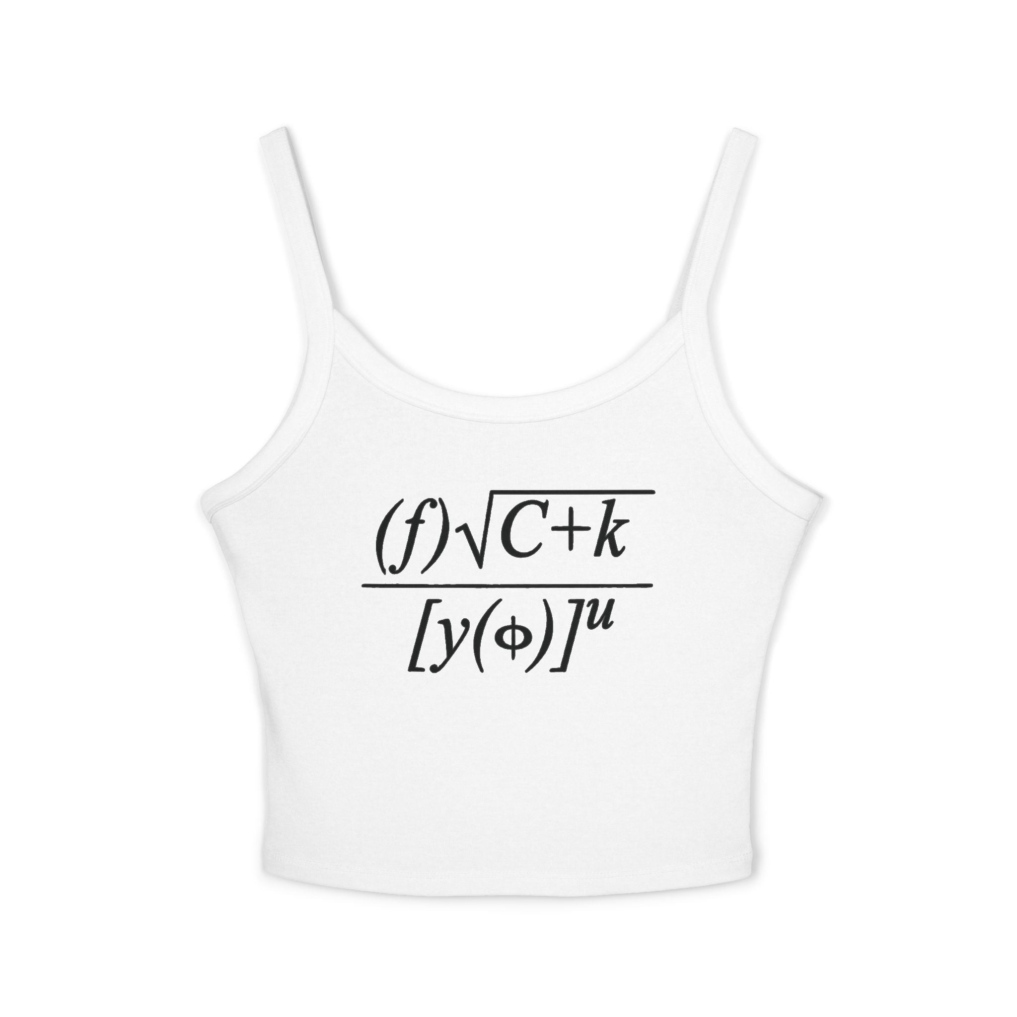 Fuck You Math Equation Spaghetti Strap Cami