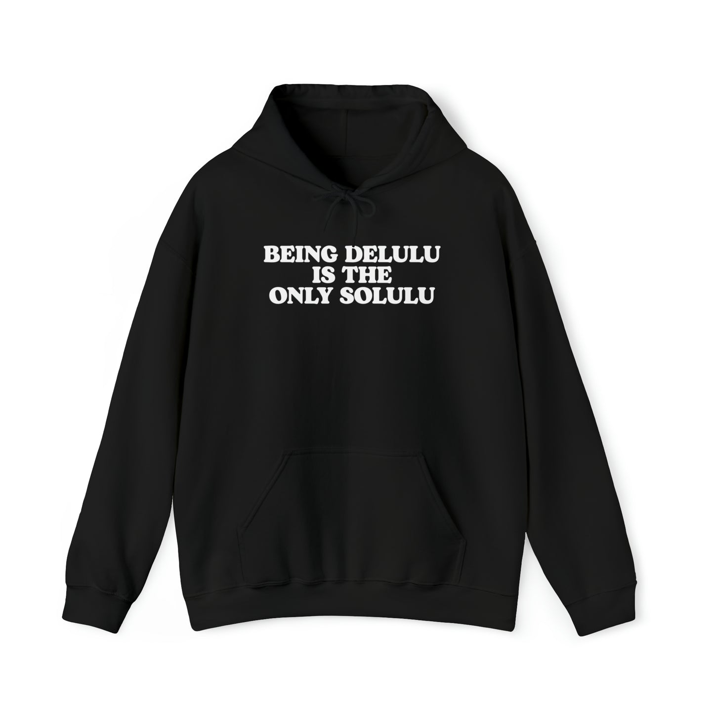 Being Delulu Is The Only Solulu Hoodie