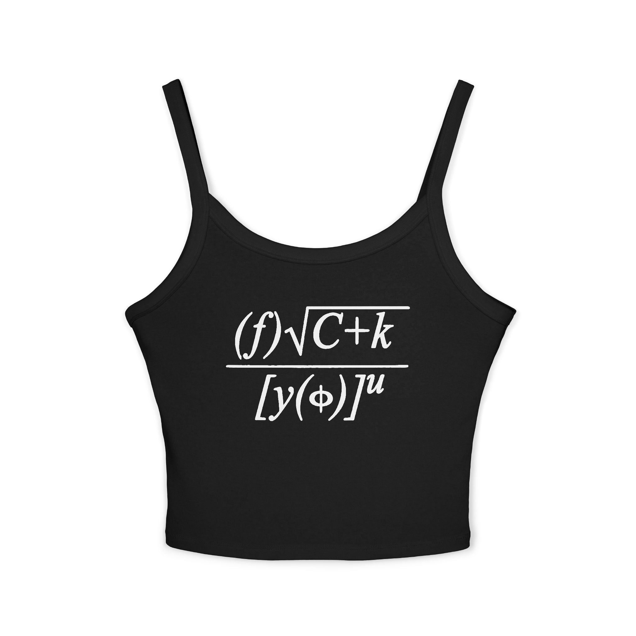 Fuck You Math Equation Spaghetti Strap Cami