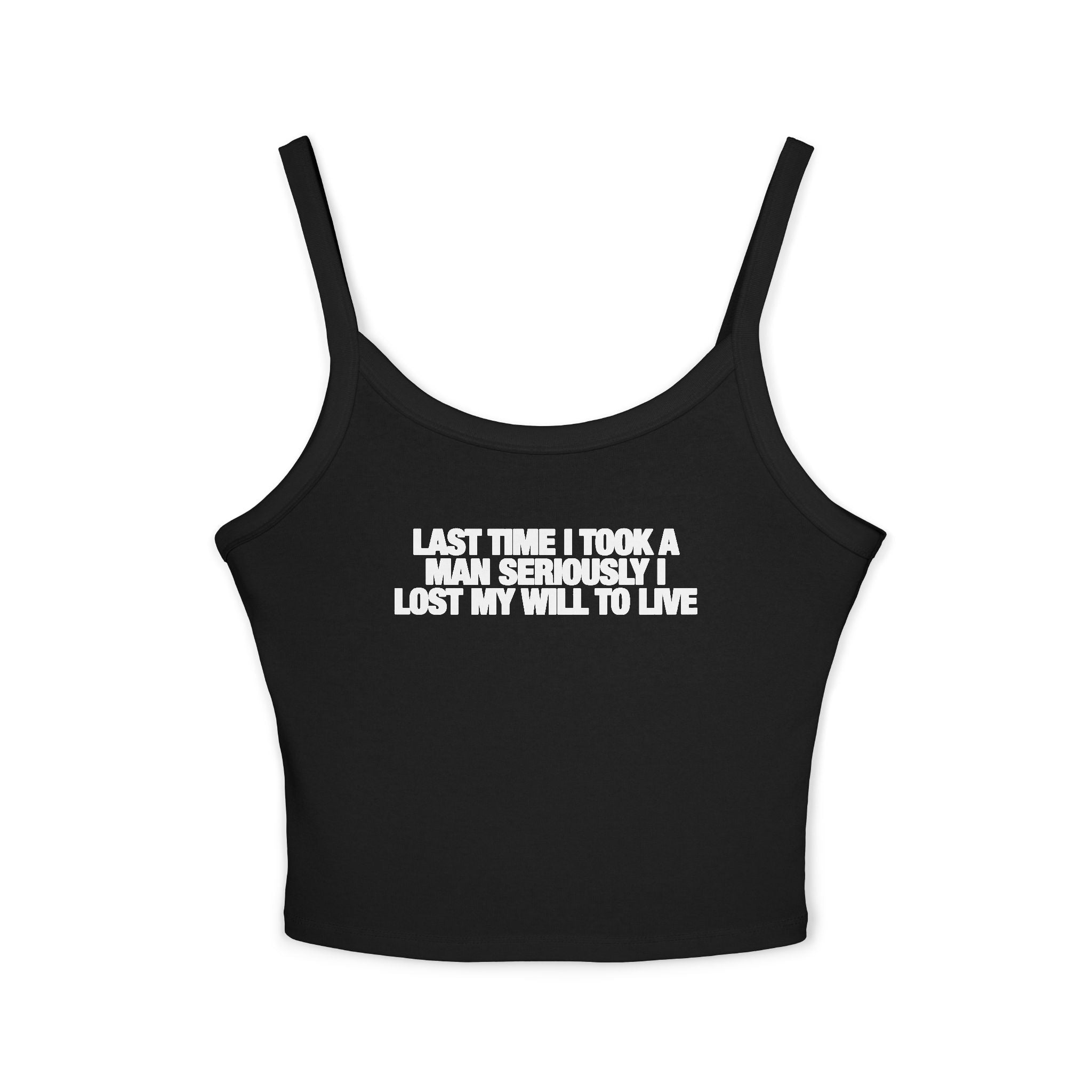 Copy of The World Is So Evil To A Girl Like Me Spaghetti Strap Cami