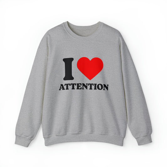 I Heart Attention Crewneck