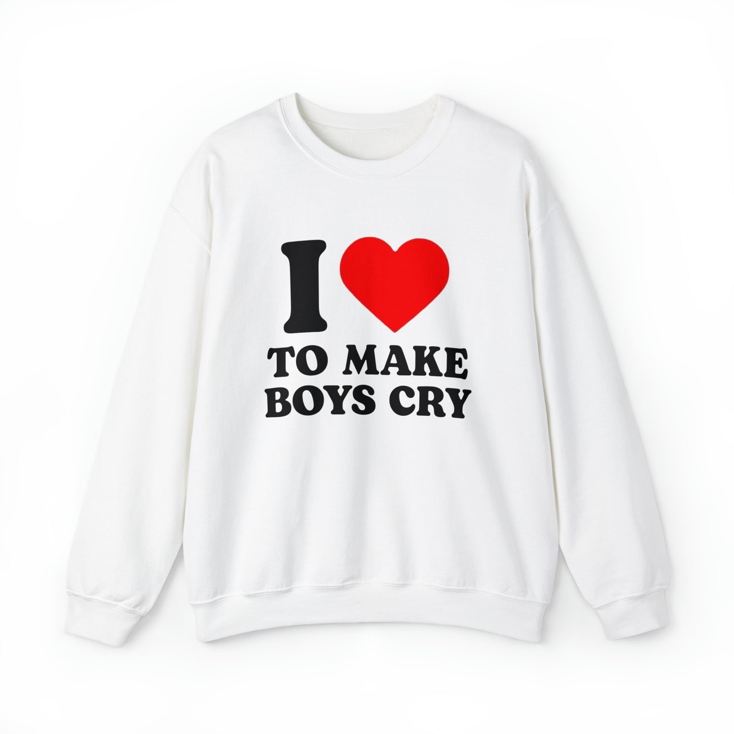 I Heart To Make Boys Cry Crewneck