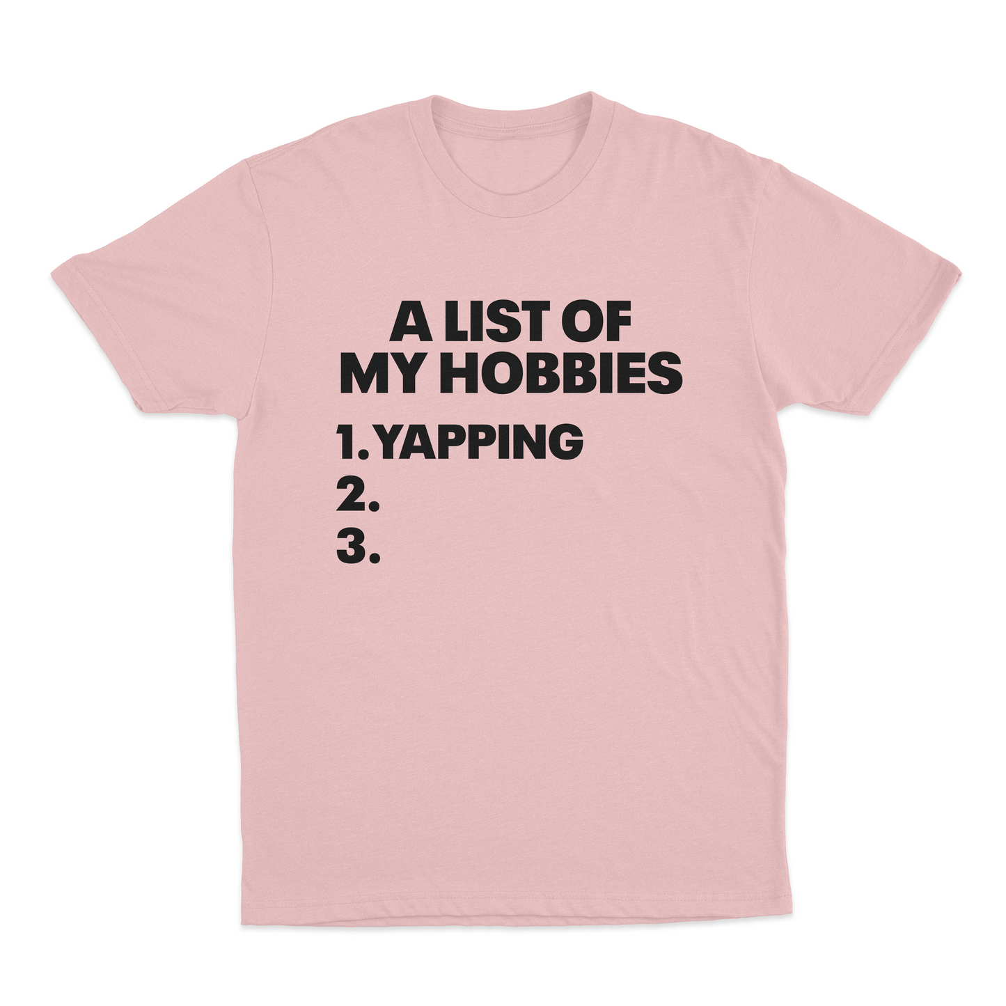 A List Of My Hobbies T-Shirt