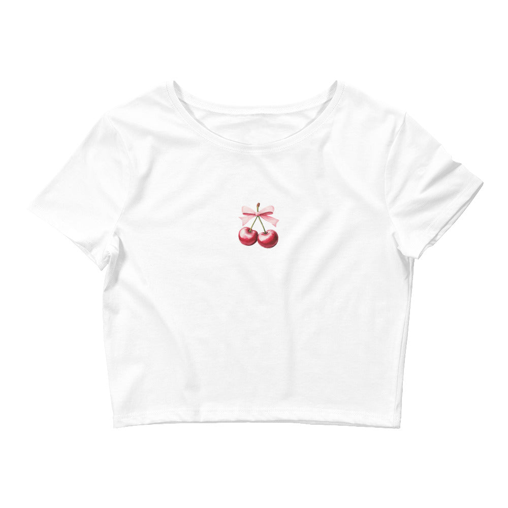 Cherry Coquette Baby Tee