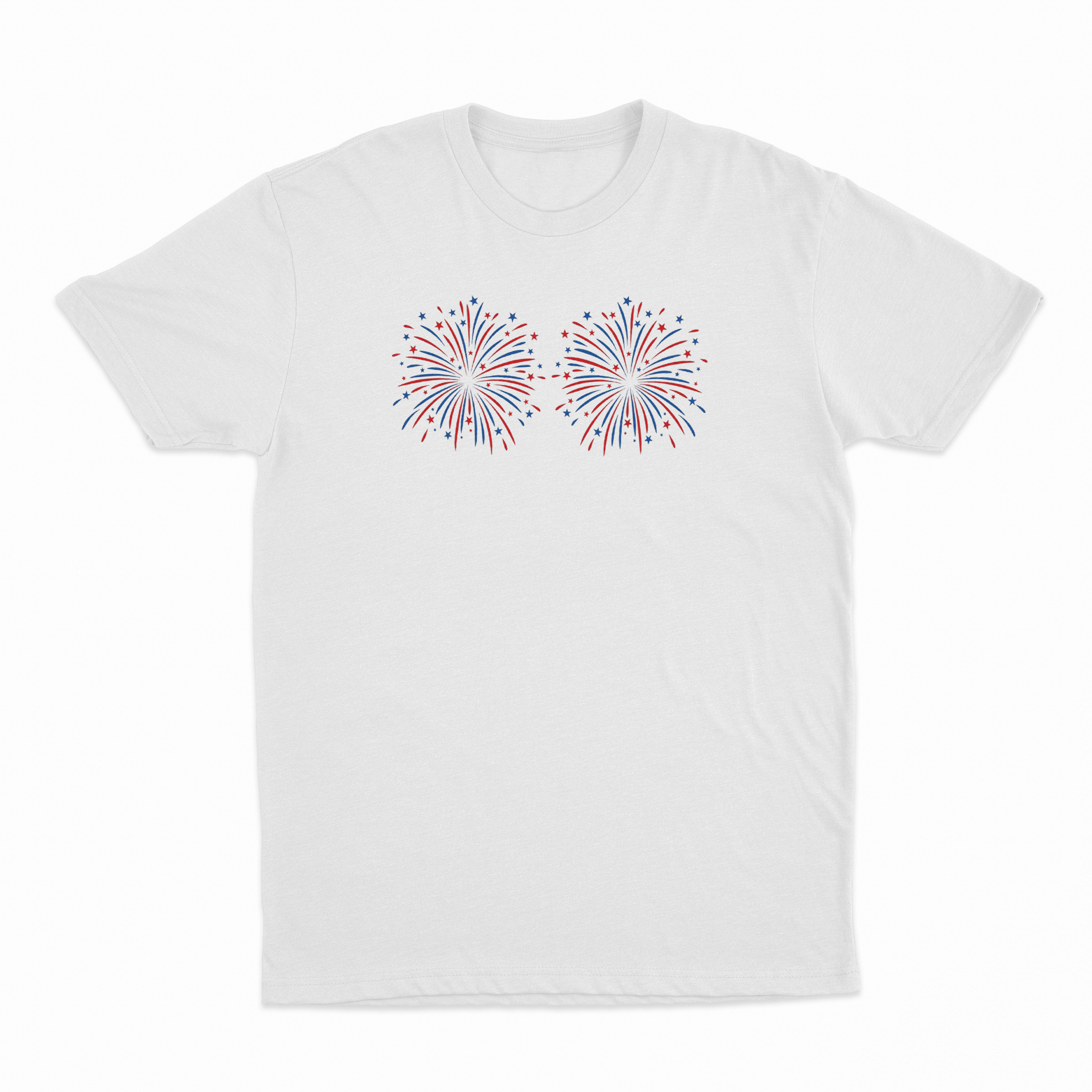 Fireworks Over Boobs T-Shirt