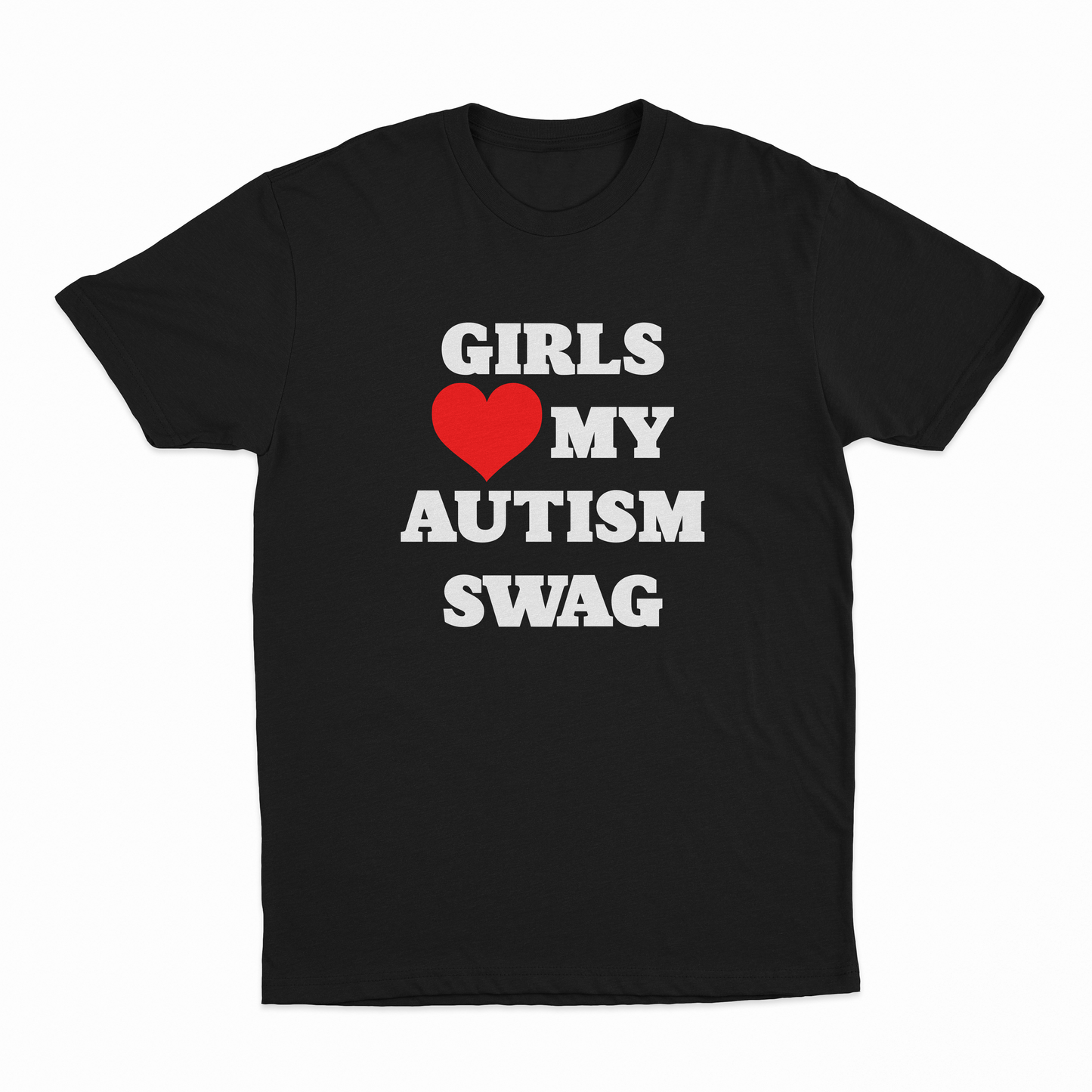 Girls Heart My Autism Swag T-Shirt
