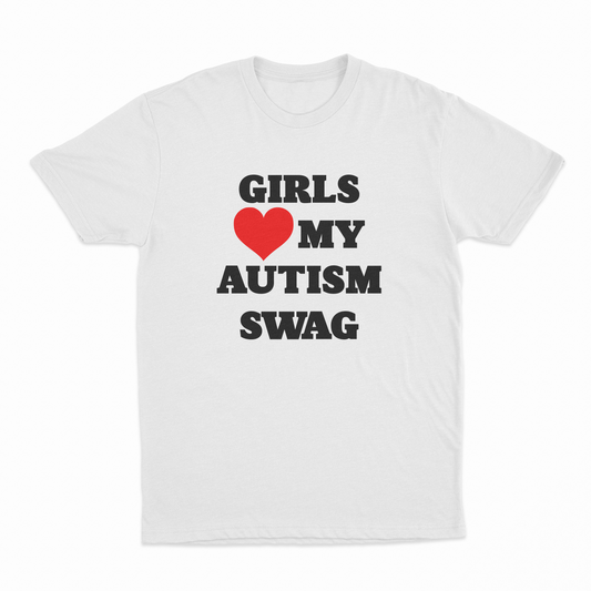 Girls Heart My Autism Swag T-Shirt
