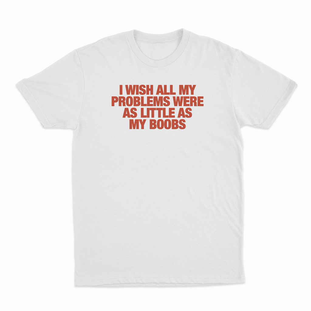 I Wish All My Problems Were As Little As My Boobs T-Shirt