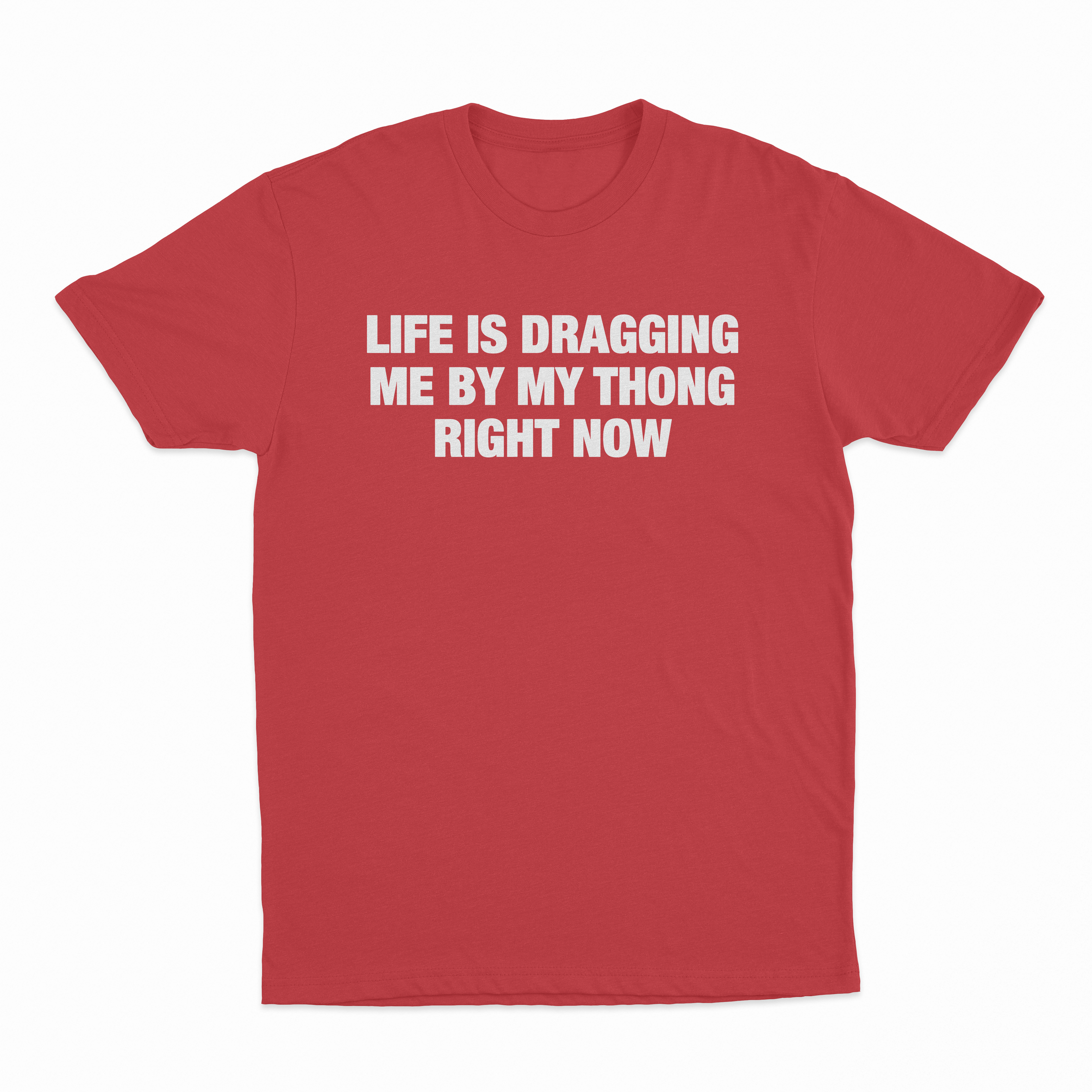 Life Is Dragging Me By My Thong Right Now T-Shirt