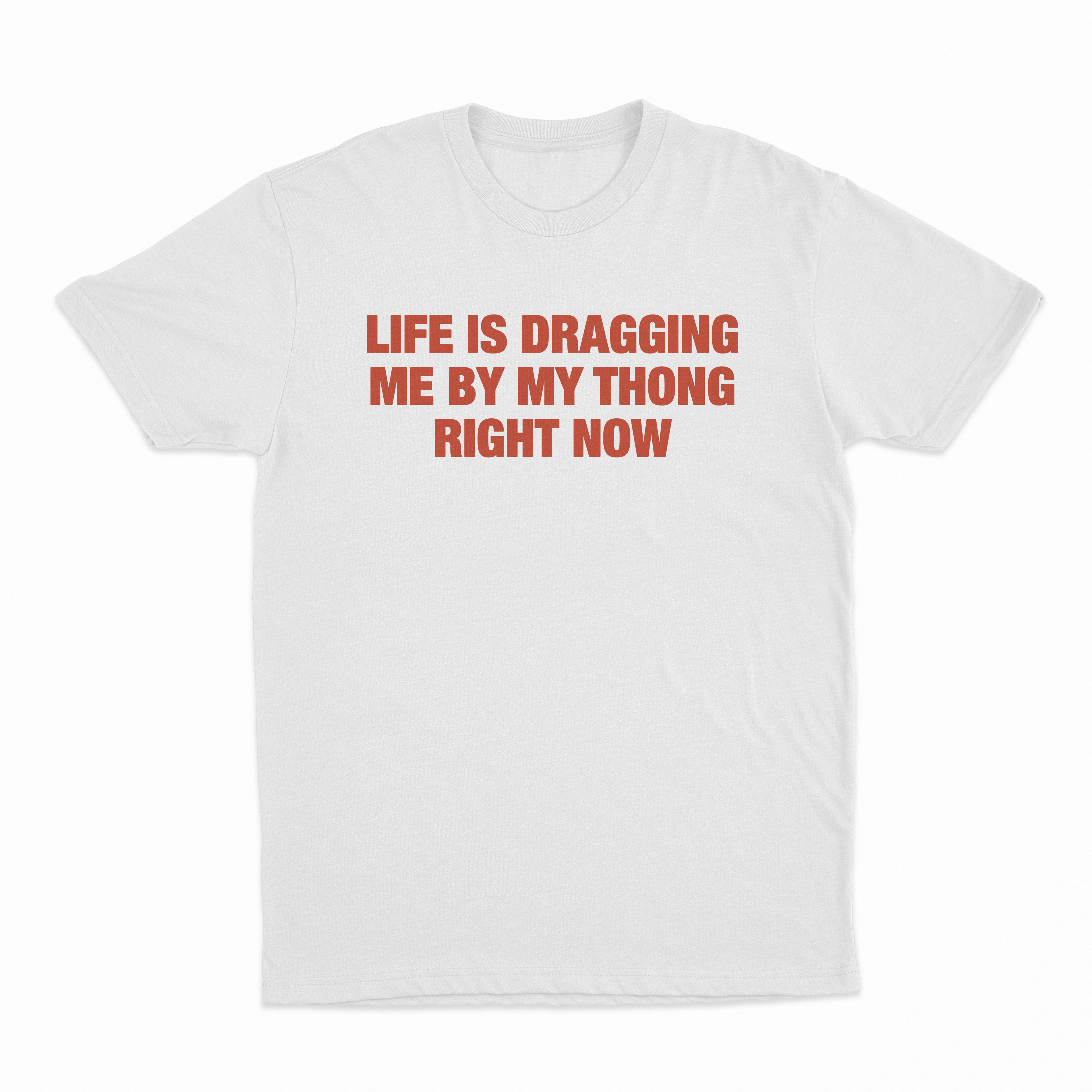 Life Is Dragging Me By My Thong Right Now T-Shirt