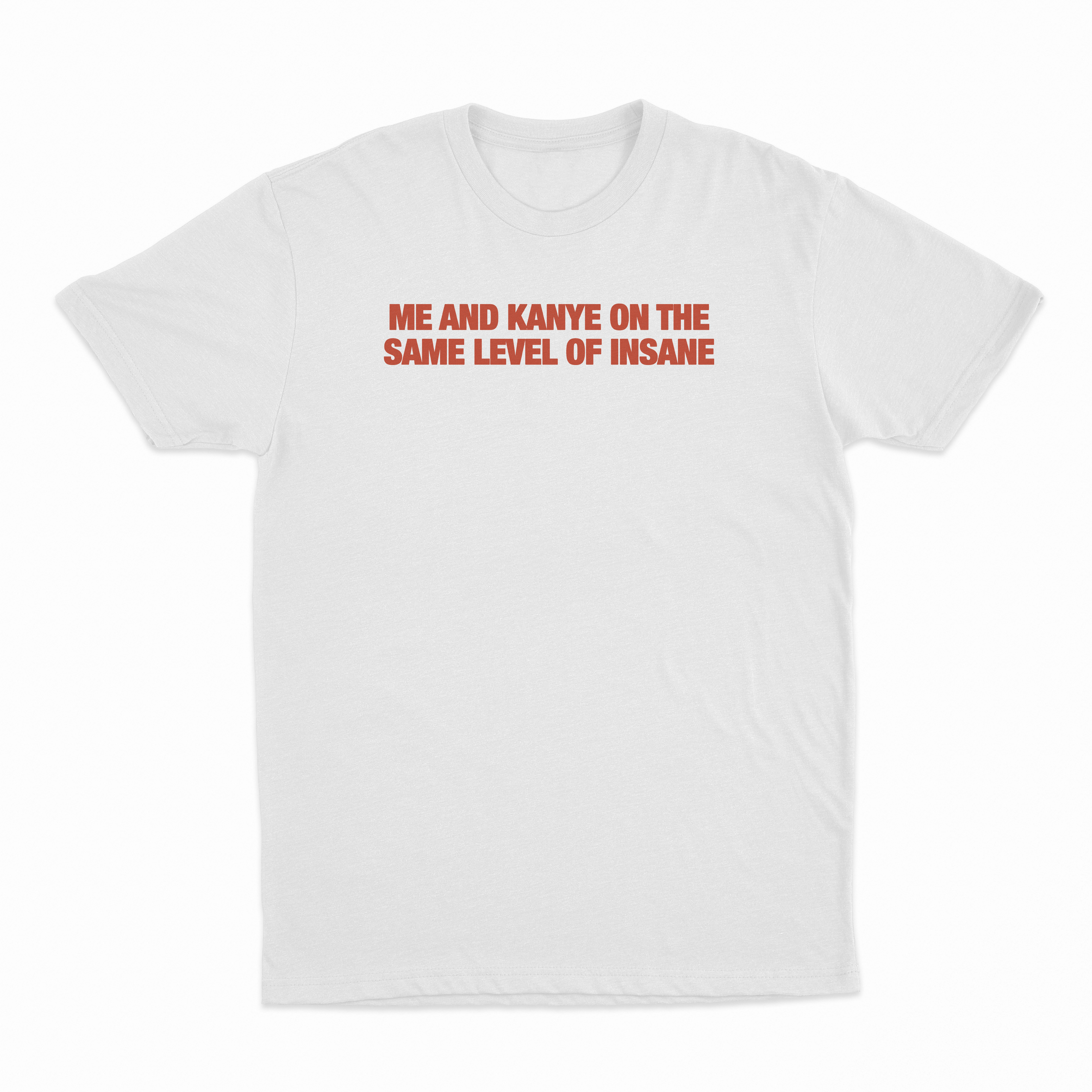 Me And Kanye On The Same Level Of Insane T-Shirt