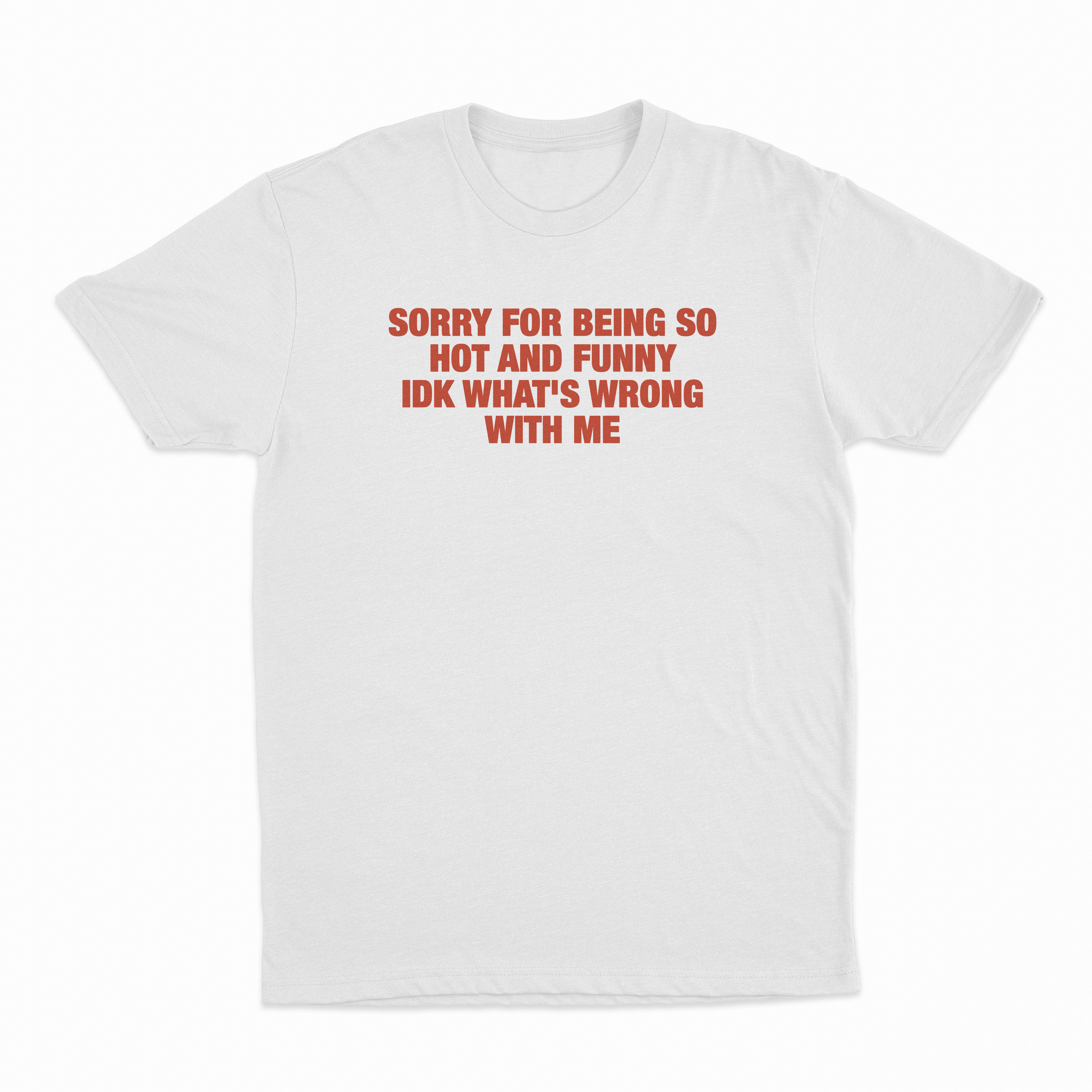 Sorry For Being So Hot And Funny IDK What's Wrong With Me T-Shirt