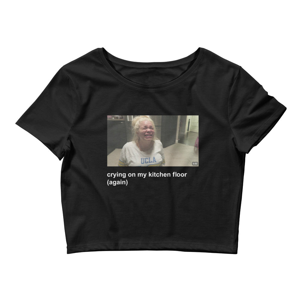 Crying On The Kitchen Floor (Again) Trisha Baby Tee