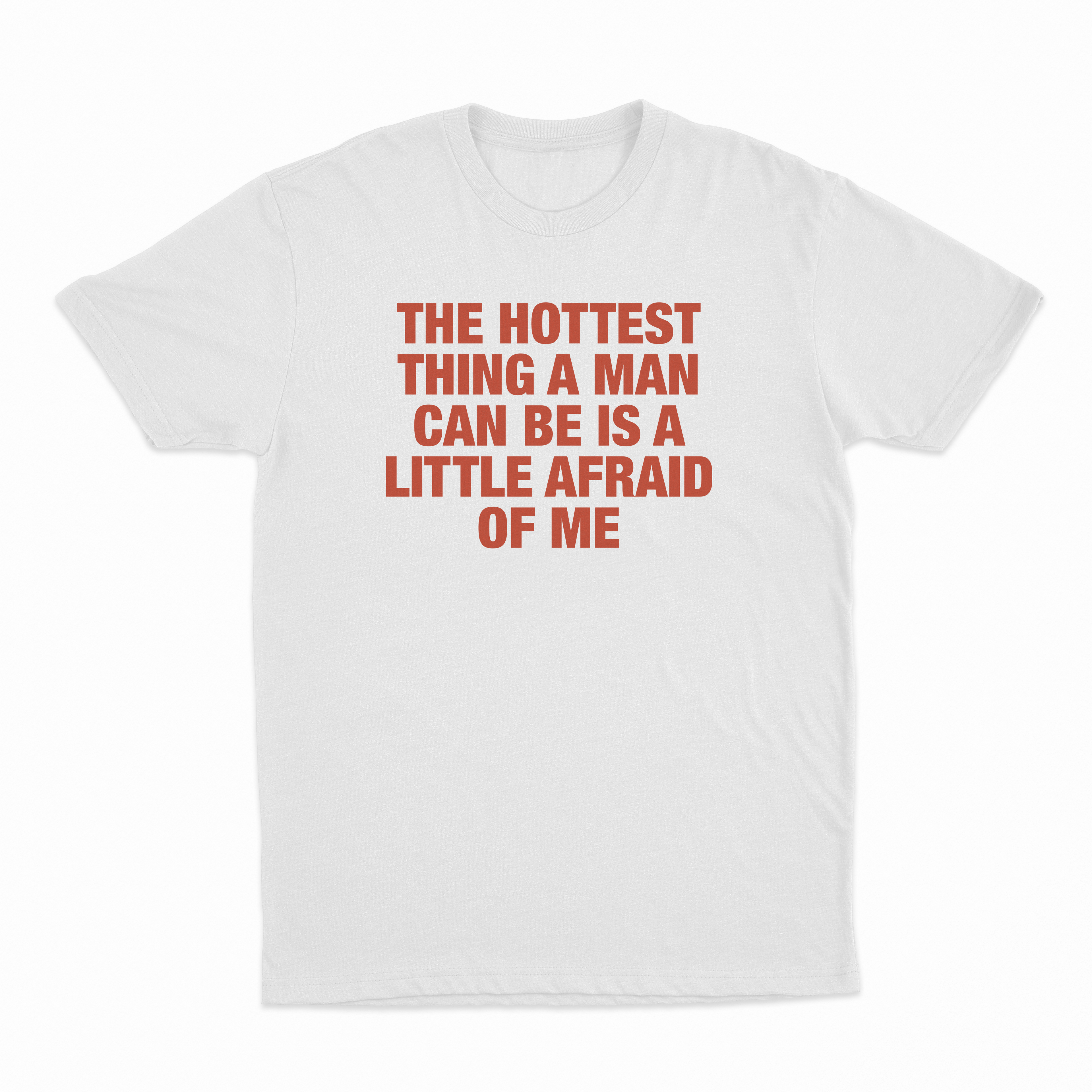 The Hottest Thing A Man Can Be Is A Little Afraid Of Me T-Shirt