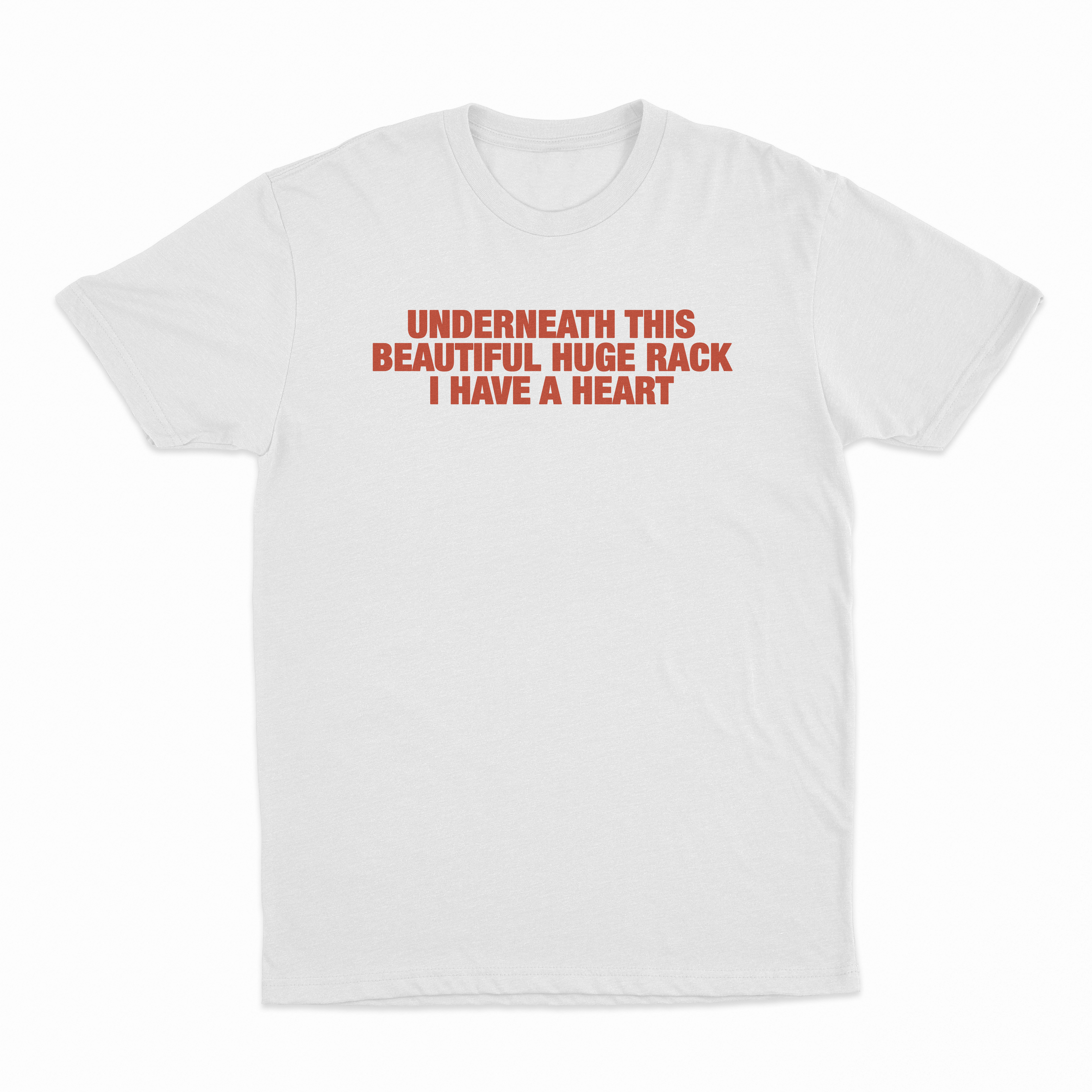 Underneath This Beautiful Huge Rack I Have A Heart T-Shirt