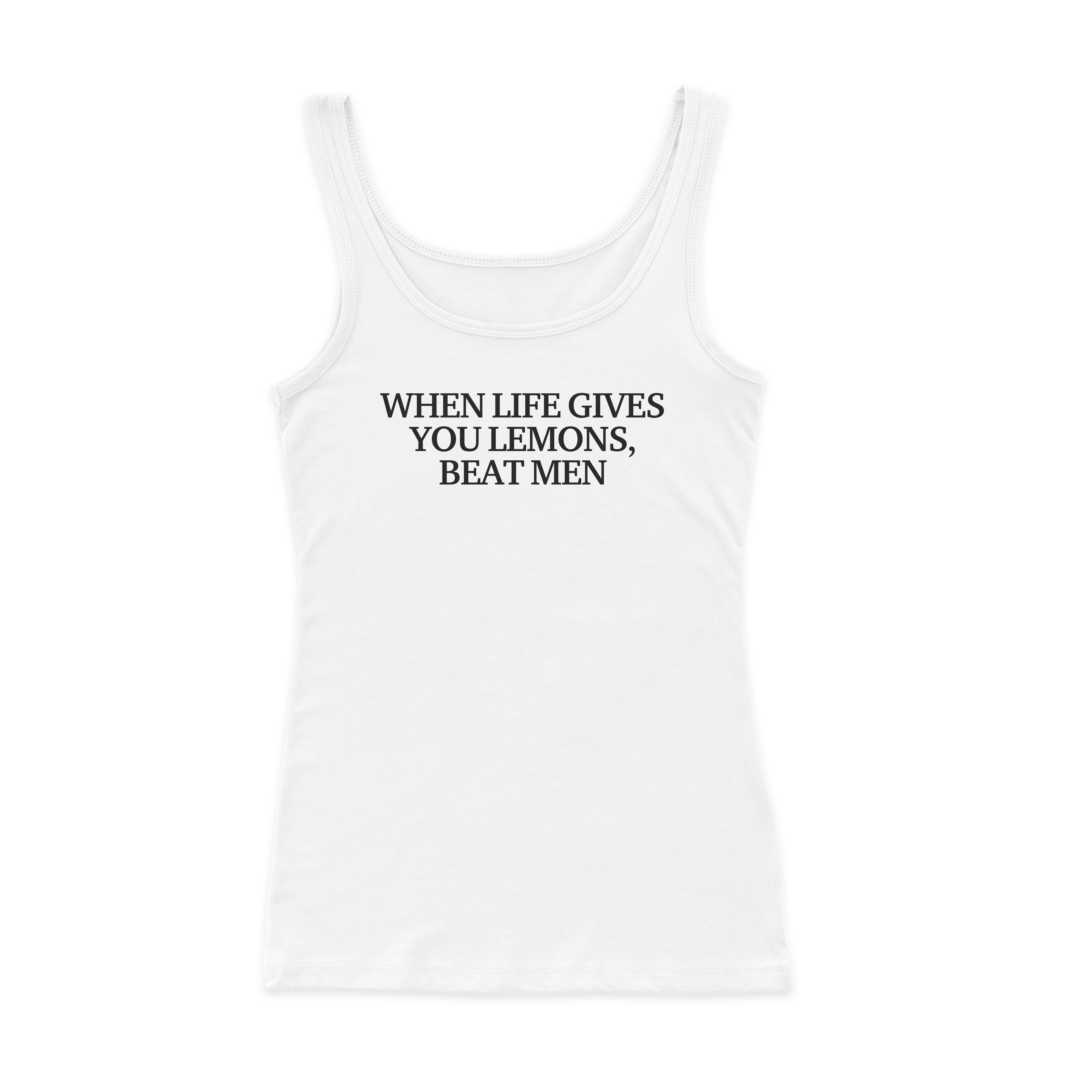 When Life Gives You Lemons, Beat Men Ribbed Tank