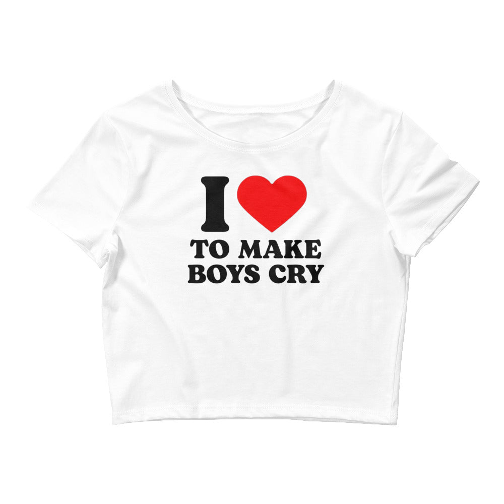 I Heart To Make Boys Cry Baby Tee