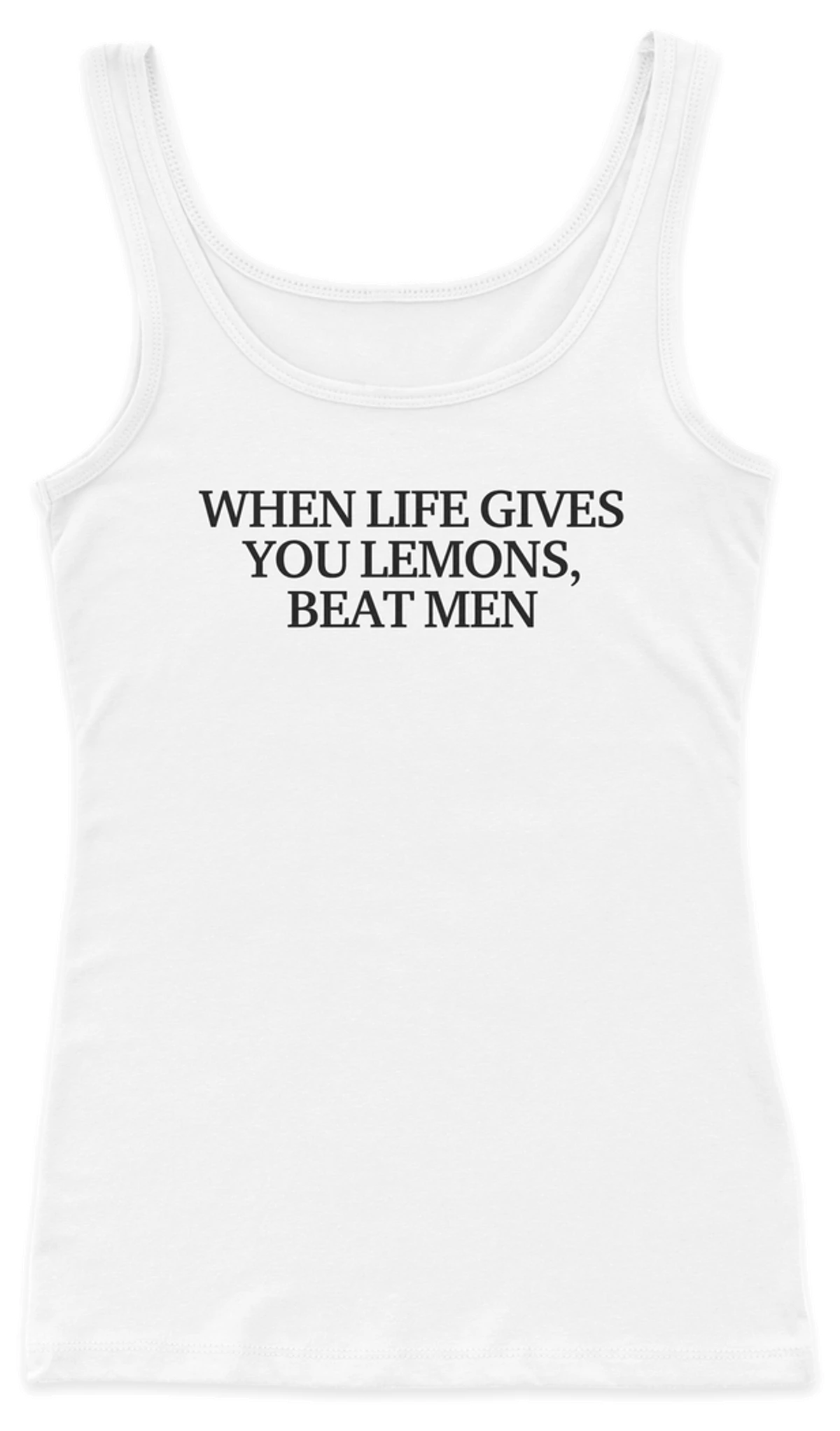 When Life Gives You Lemons, Beat Men Ribbed Tank