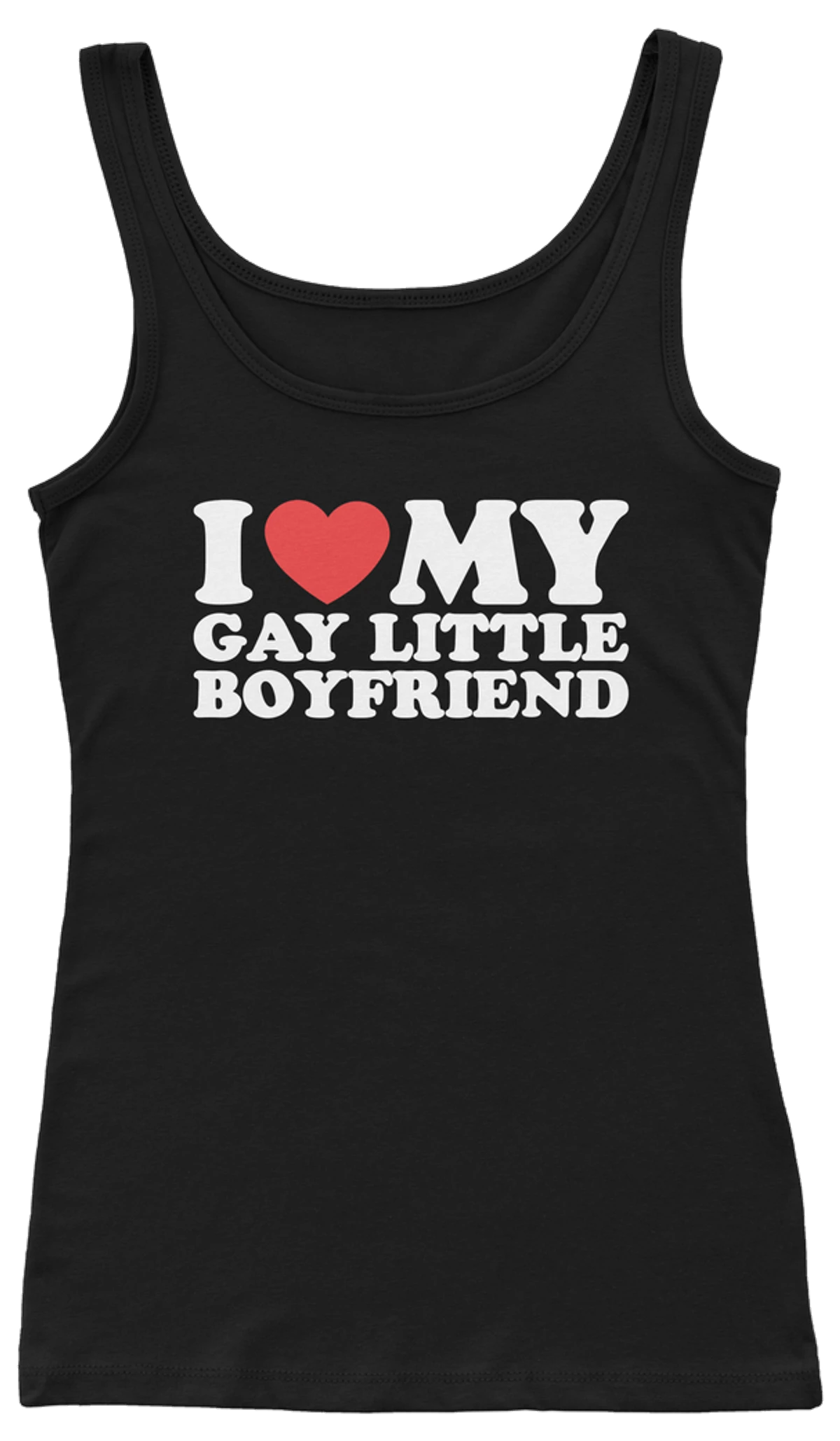 I Heart My Gay Little Boyfriend Ribbed Tank