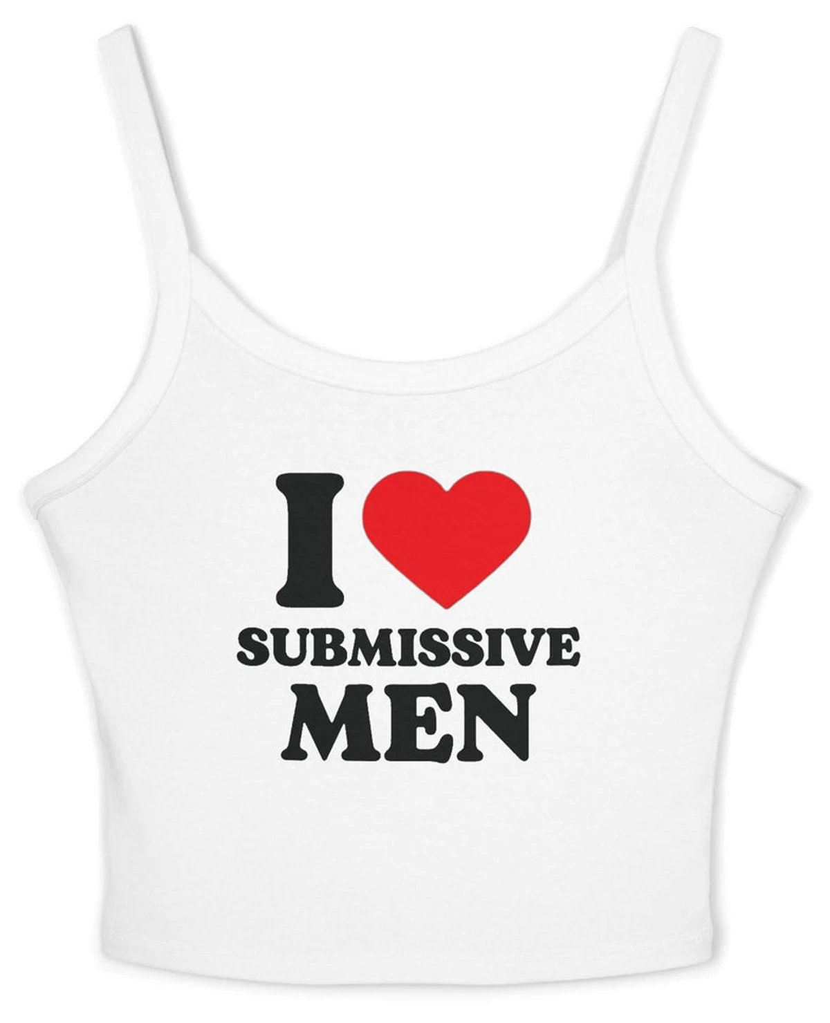 I Heart Submissive Men Spaghetti Strap Cami