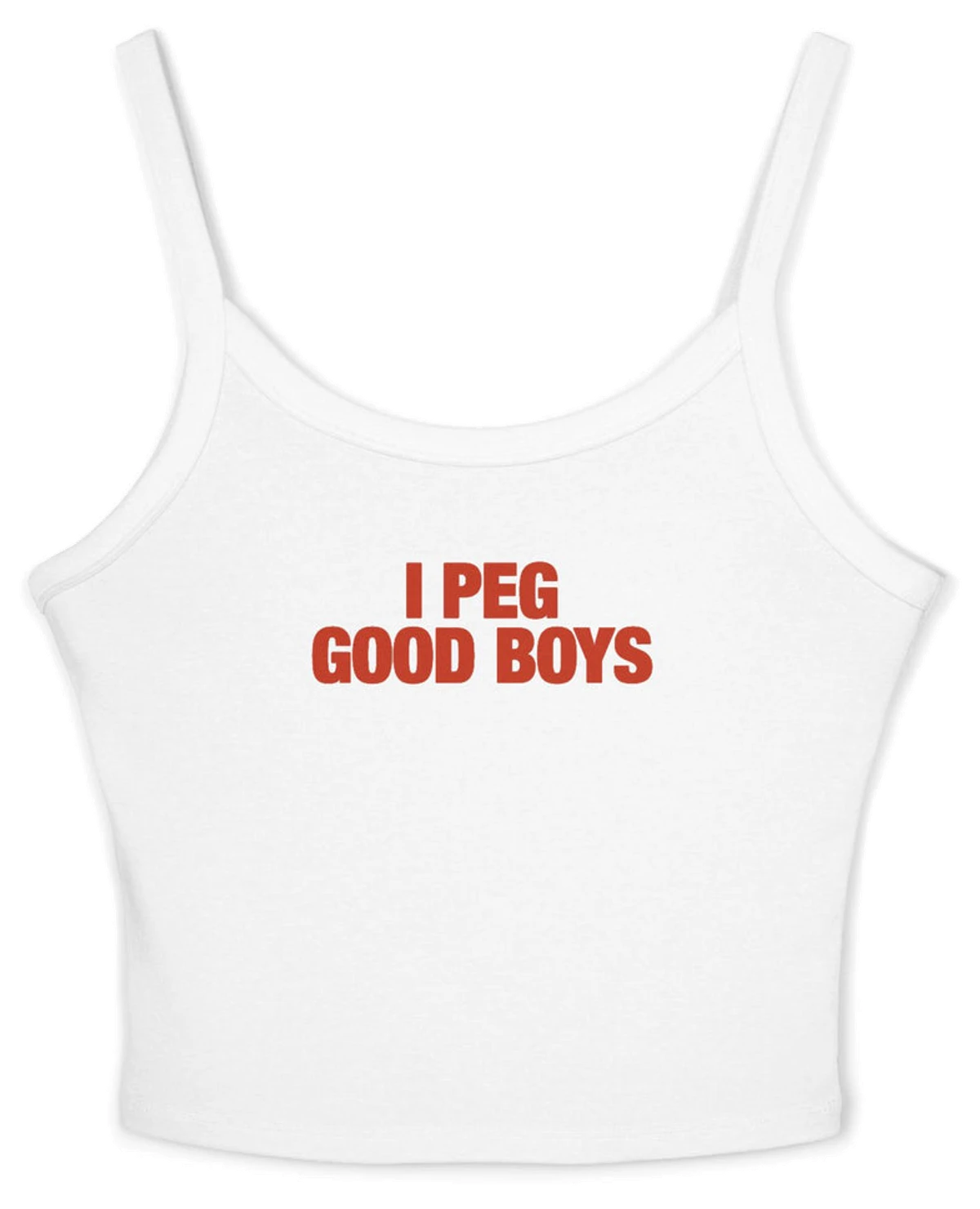 I Peg Good Boys Spaghetti Strap Cami