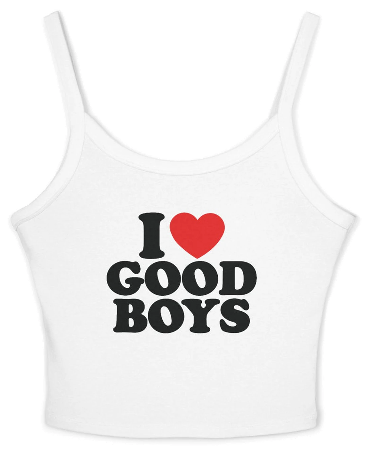 I Heart Good Boys Spaghetti Strap Cami