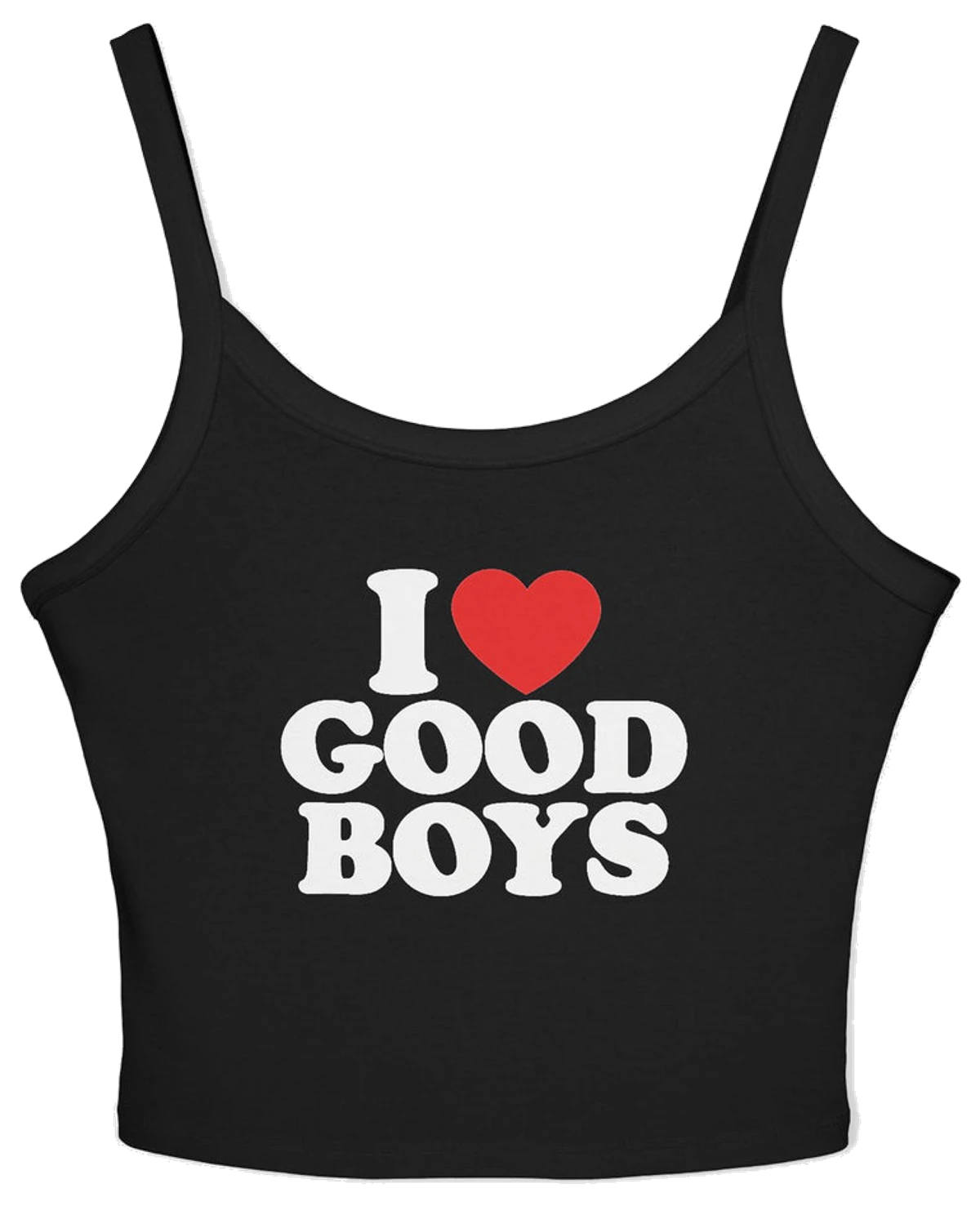 I Heart Good Boys Spaghetti Strap Cami
