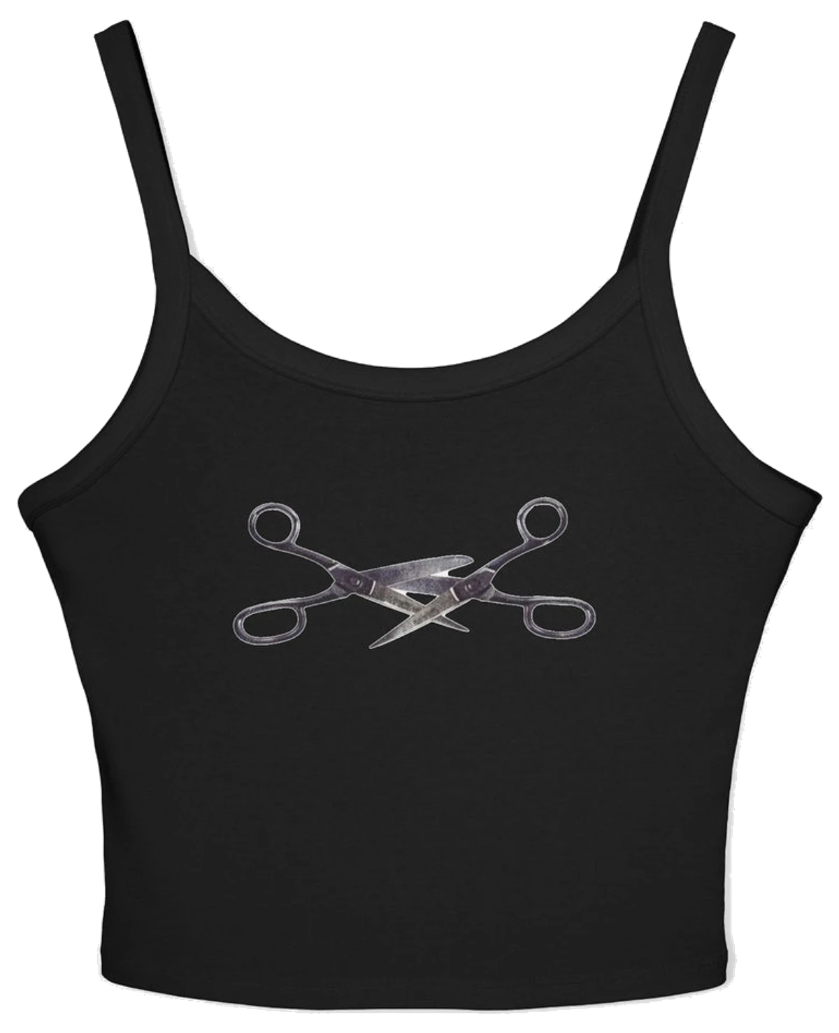 Scissoring Scissors Spaghetti Strap Cami