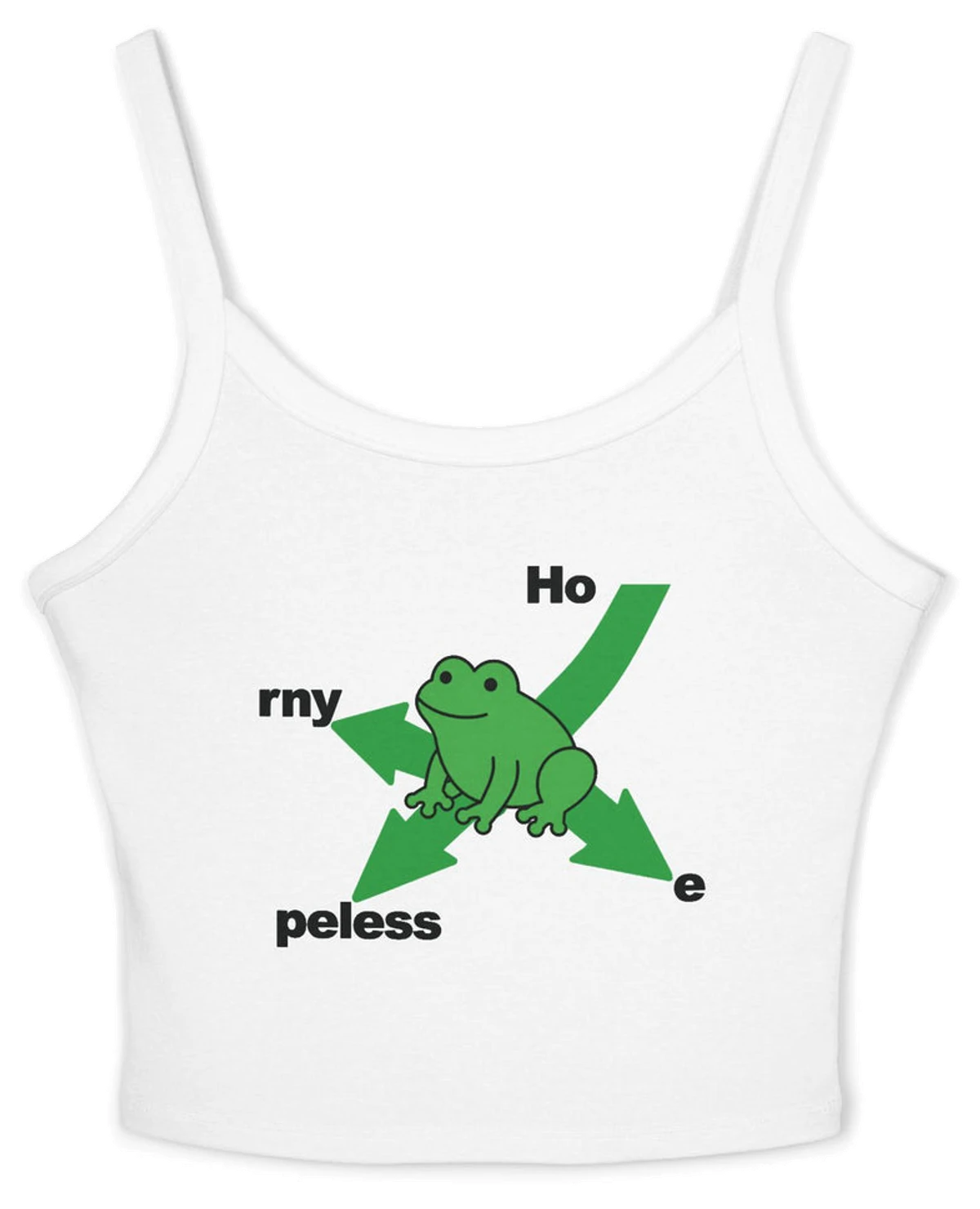Frog In Distress Spaghetti Strap Cami