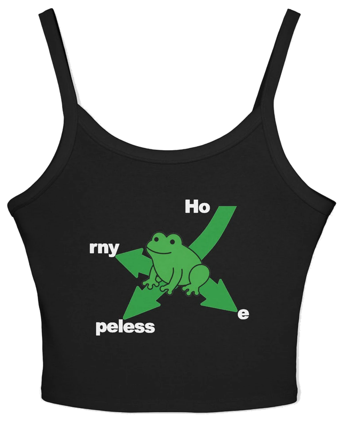 Frog In Distress Spaghetti Strap Cami