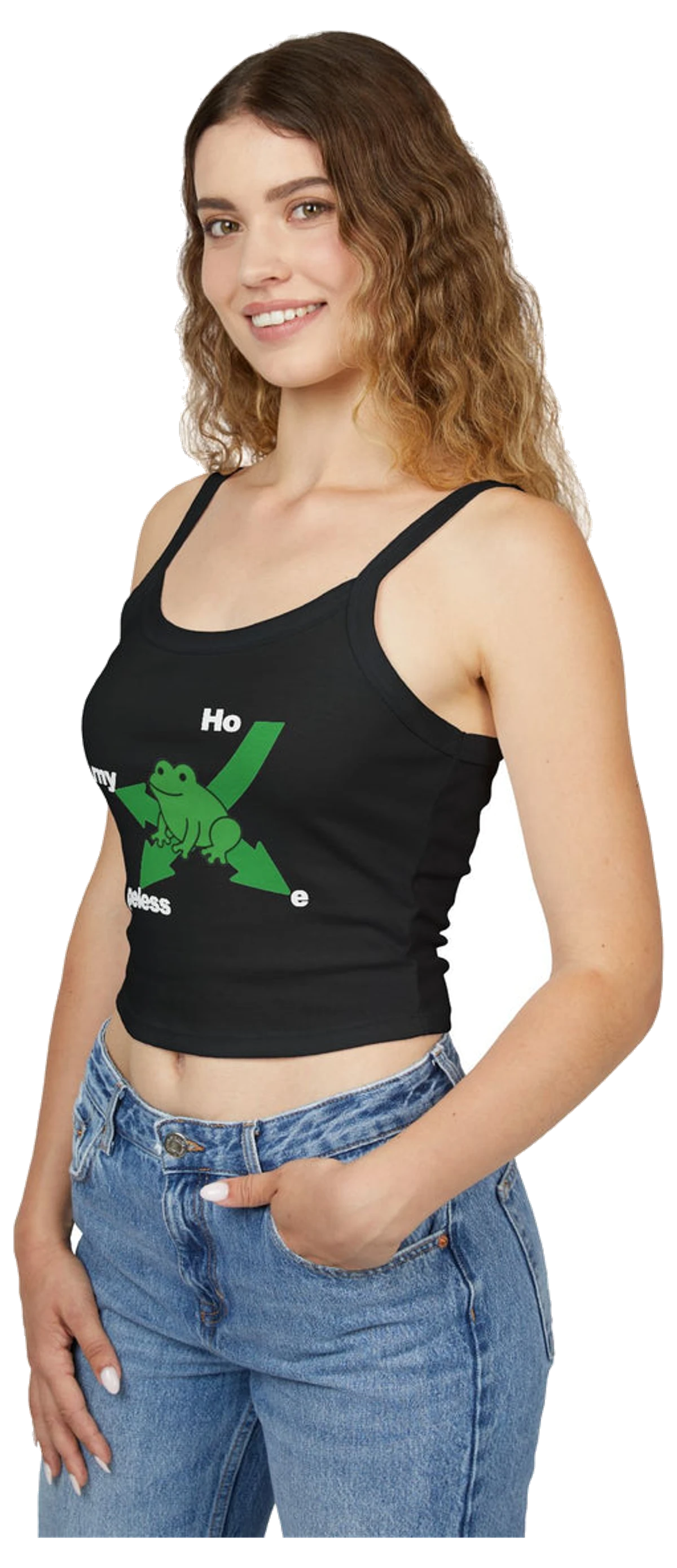 Frog In Distress Spaghetti Strap Cami