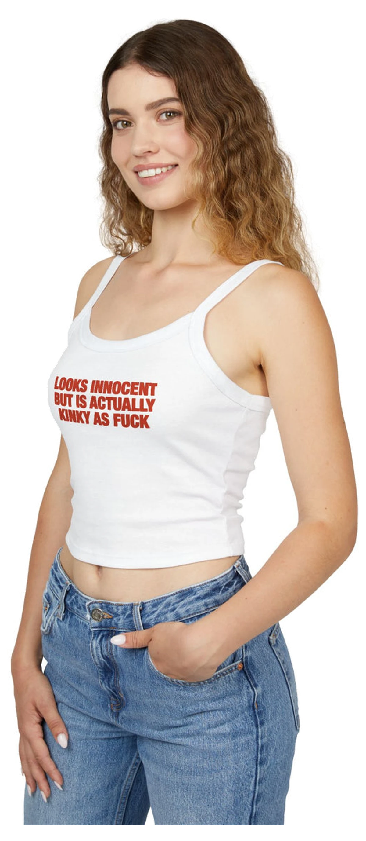 Looks Innocent But Is Actually Kinky As Fuck Spaghetti Strap Cami