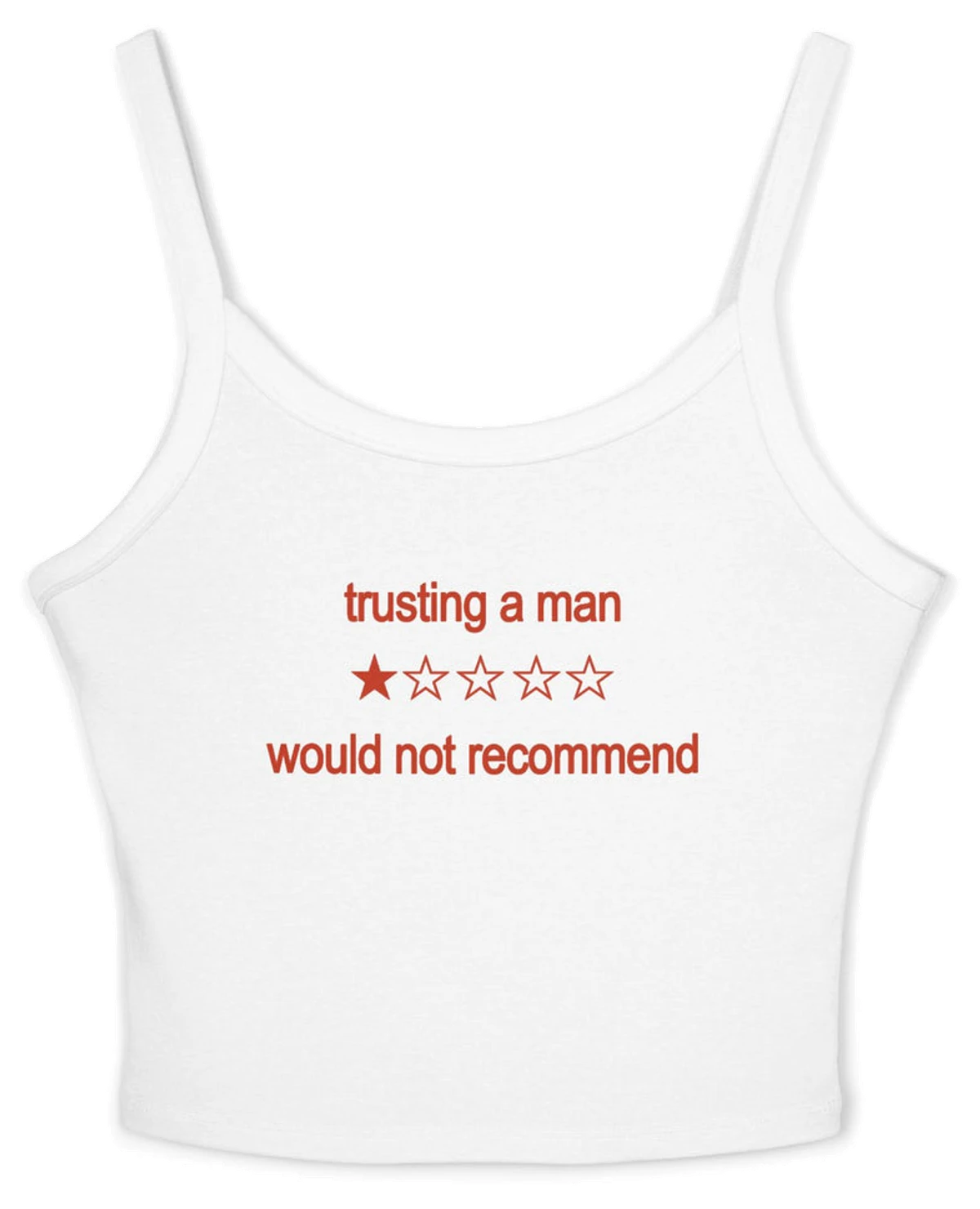 Trusting A Man Would Not Recommend Spaghetti Strap Cami