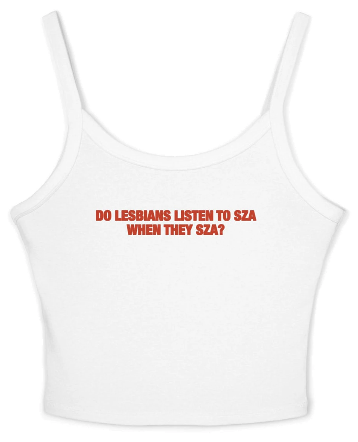 Do Lesbians Listen To SZA When They SZA Thin Spaghetti Strap Cami